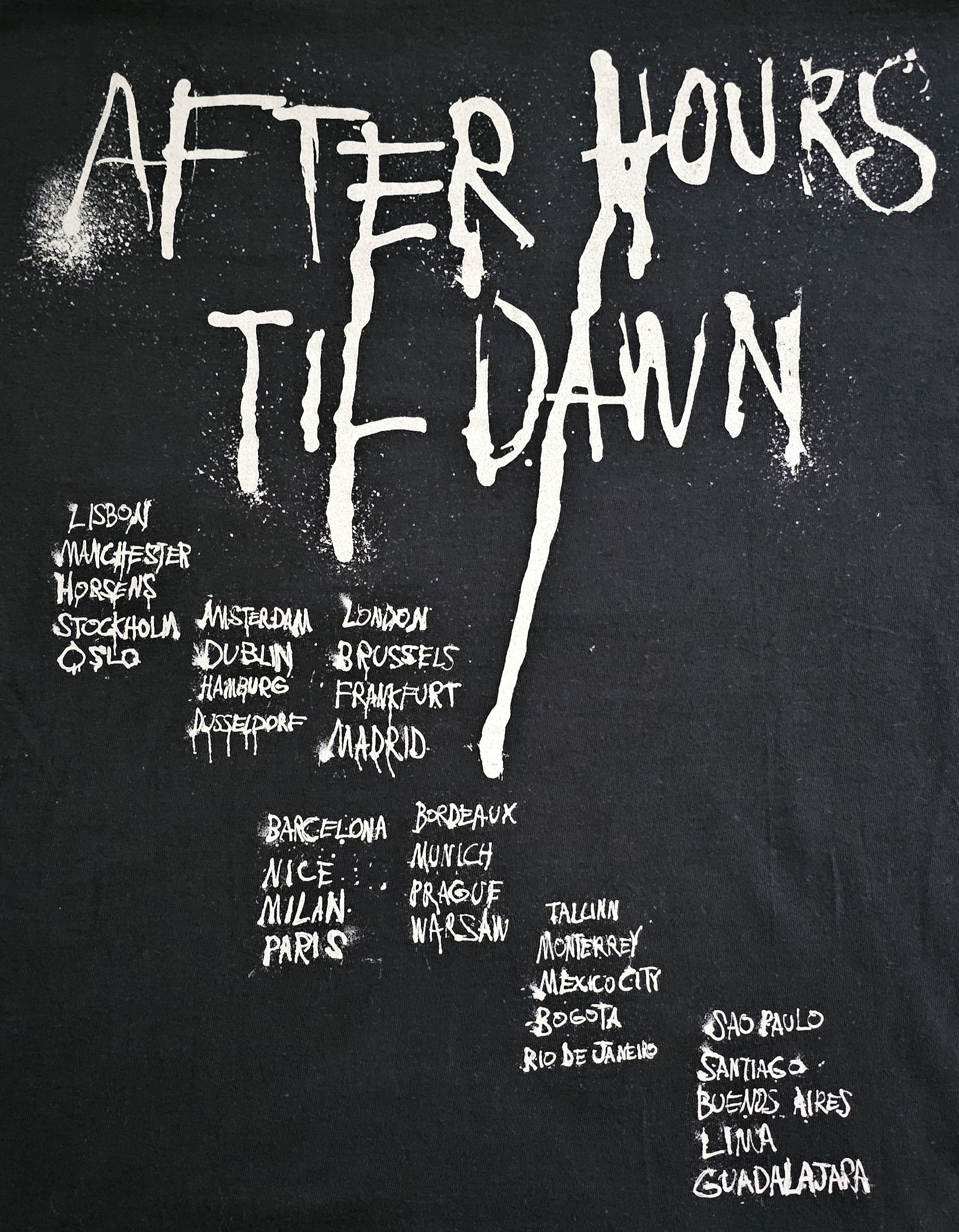 The Weeknd × XO The Weeknd XO After Hours Til Dawn Tour Shirt Size US L / EU 52-54 / 3 - 4 Thumbnail