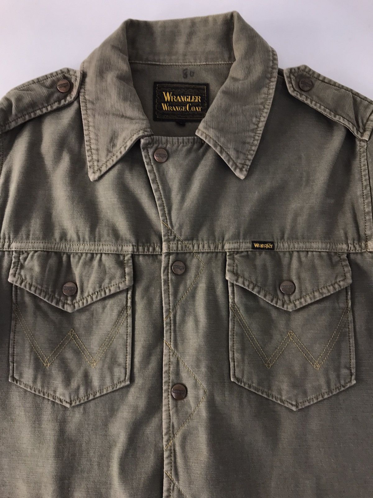 Vintage × Wrangler Vintage Wrangler WrangeCoat Snap Button Up Pocket Size US L / EU 52-54 / 3 - 4 Thumbnail