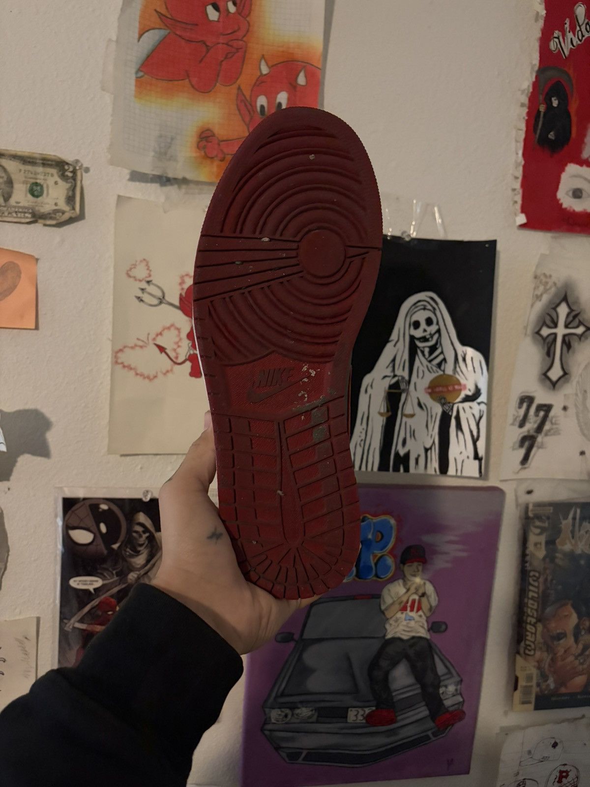 Jordan Brand Jordan 1 Bred Size US 10 / EU 43 - 3 Thumbnail