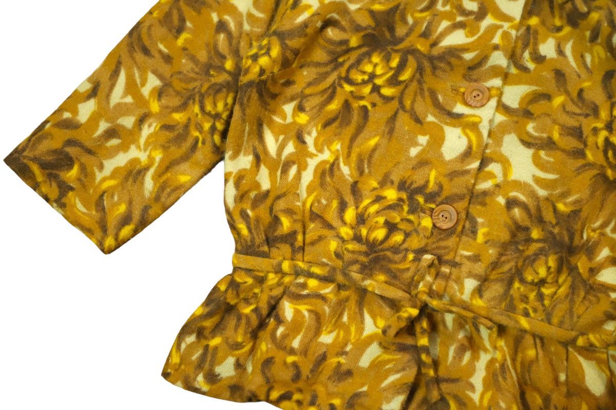 Designer × Japanese Brand × Vintage Manabe TAMAMATSU Florals print Shirt, Blouses Size S / US 4 / IT 40 - 4 Thumbnail