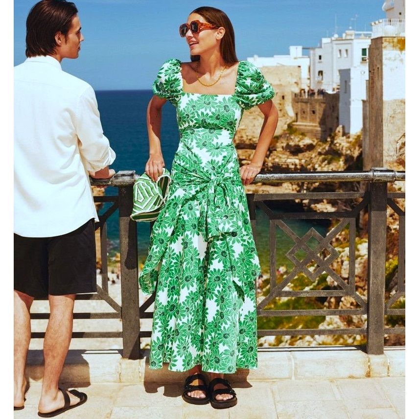 Mango MANGO Floral Print Midi Dress NWT Size S / US 4 / IT 40 - 3 Thumbnail