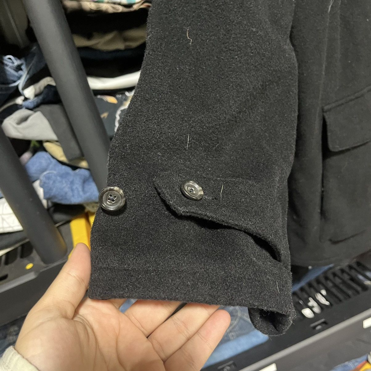 Polo Ralph Lauren Vintage Polo Ralph Lauren Wool Military Jacket Pea Coat Size US L / EU 52-54 / 3 - 4 Thumbnail