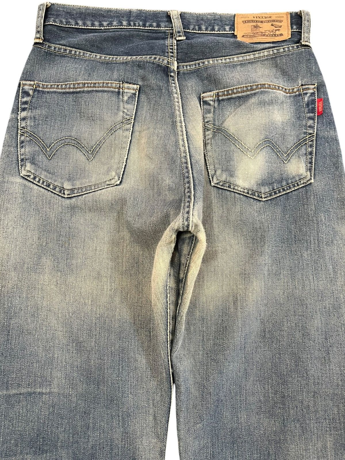 Le Grande Bleu (L.G.B.) Vintage Japanese Brand Mudwash Faded Denim Size US 30 / EU 46 - 6 Thumbnail