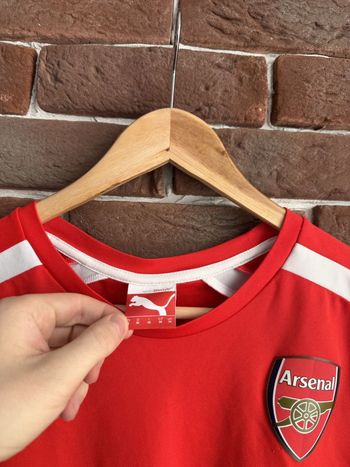 Puma Puma Arsenal Londyn 00s Football Soccer Jersey M Away Size US M / EU 48-50 / 2 - 9 Thumbnail