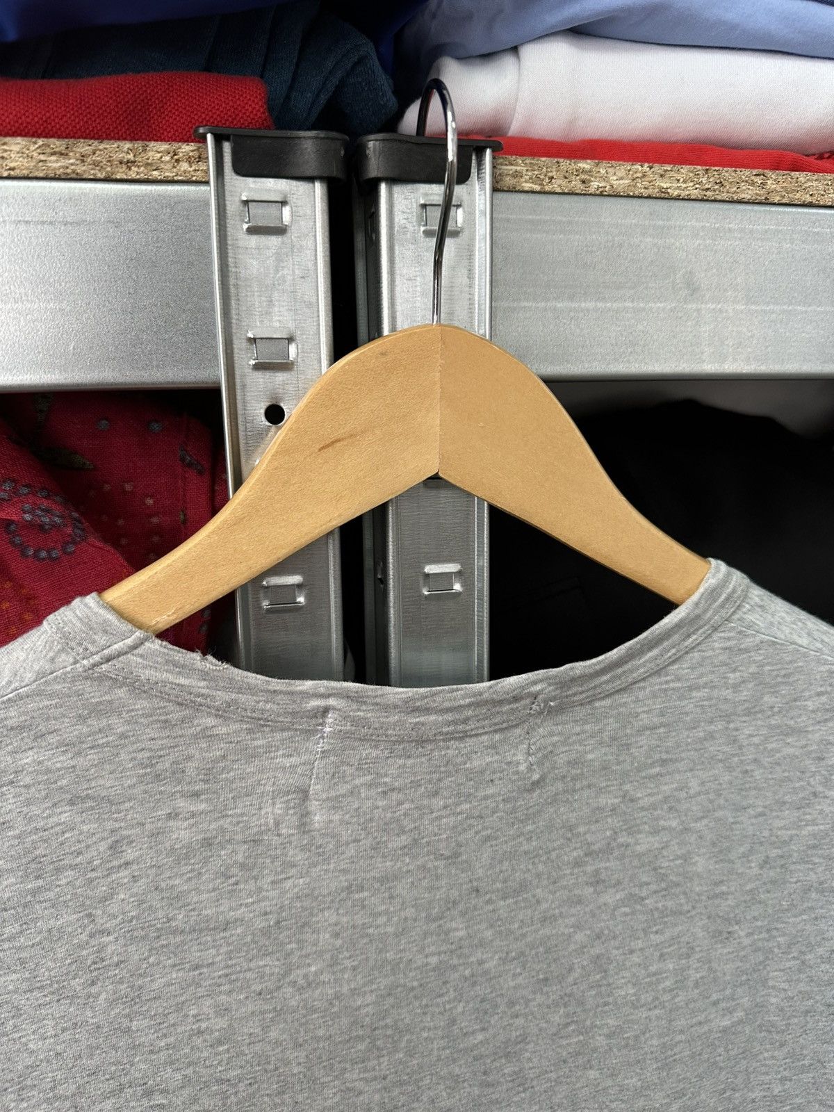 Comme des Garcons SHIRT Comme Des Garçons Shirt Grey T-Shirt Basic Japan Junya Tee Size US L / EU 52-54 / 3 - 11 Thumbnail
