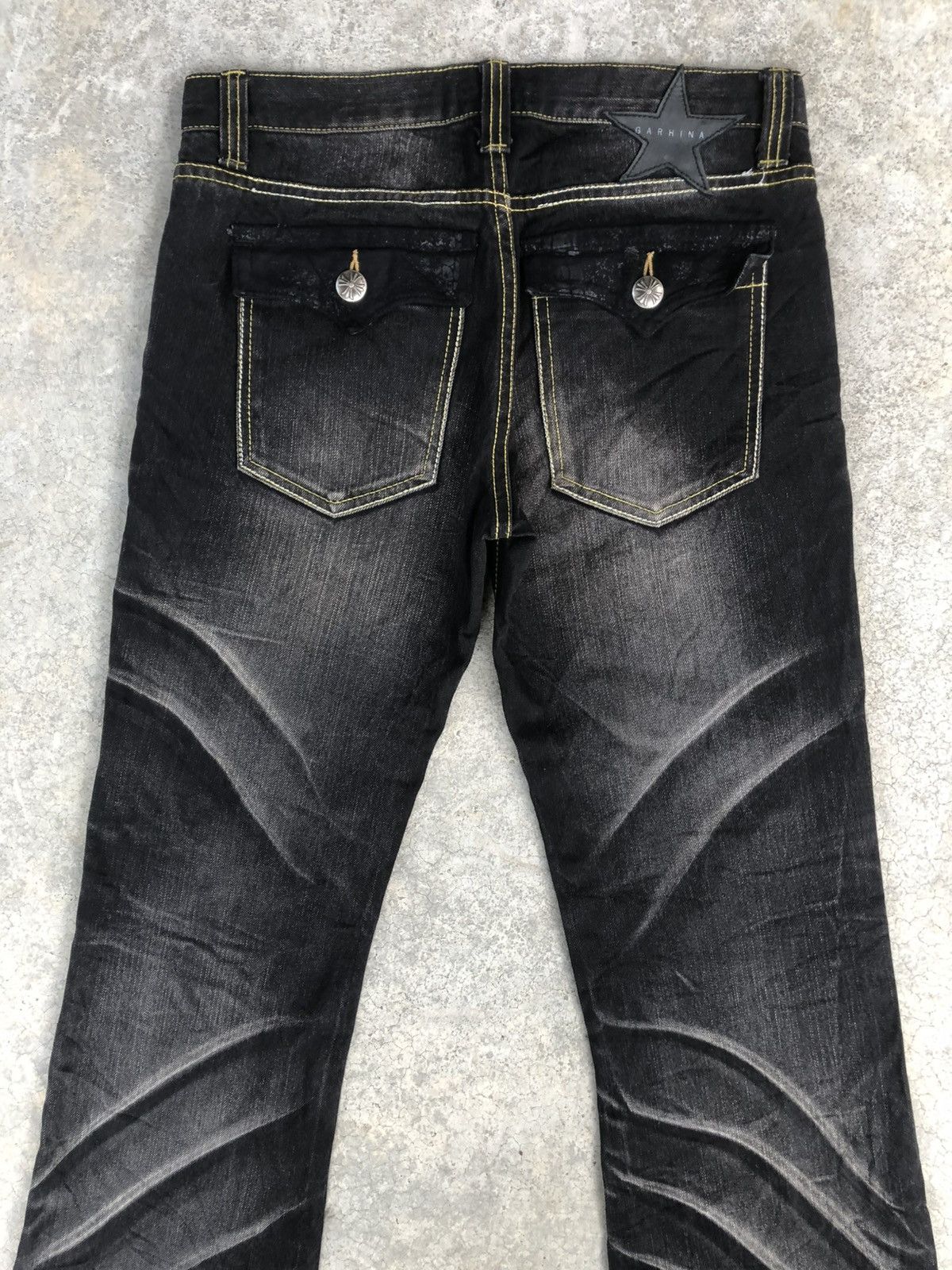 Tornado Mart Japanese Garhina Flared Jeans Distressed Jeans Size US 32 / EU 48 - 8 Thumbnail