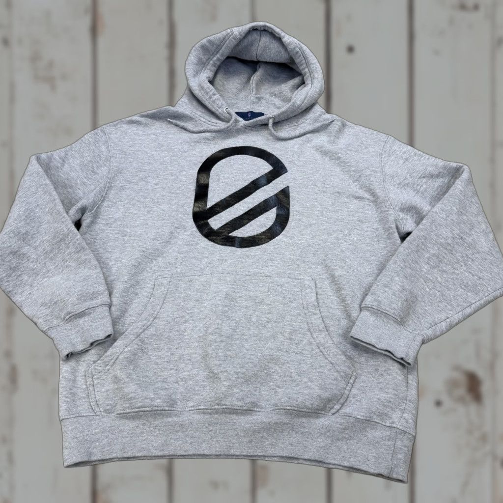 Logo 7 VINTAGE Extracurricular Hoodie Mens Large Gray Logo Graphic Pullover Fleece Sweatshirt Size US L / EU 52-54 / 3 - 1 Thumbnail