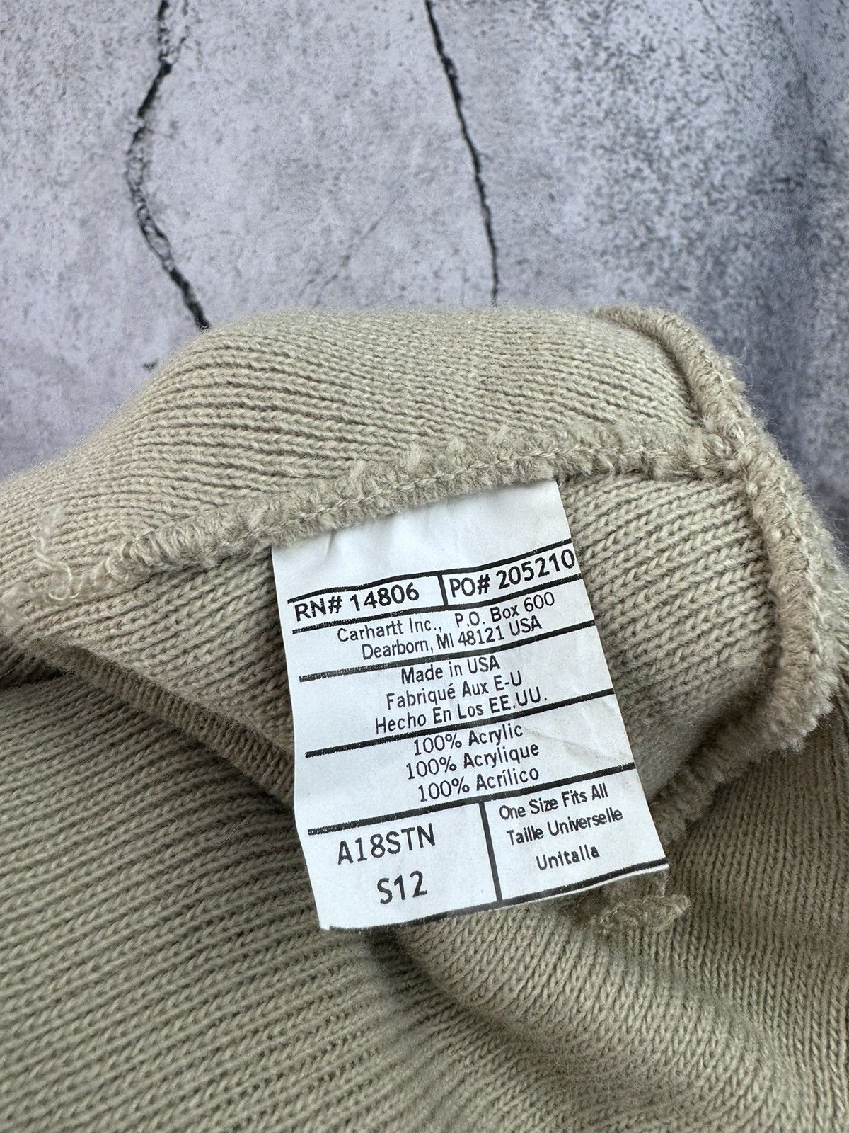 Carhartt Vintage 00s y2k Carhartt beanie hat Size ONE SIZE - 7 Thumbnail