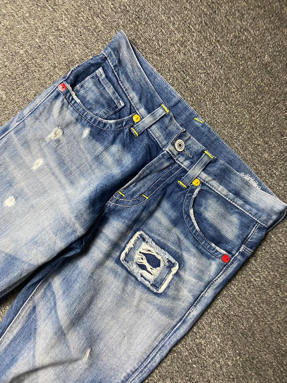 Edwin Edwin + Vienus Something Distressed Denim Jeans (171) Size US 30 / EU 46 - 9 Thumbnail