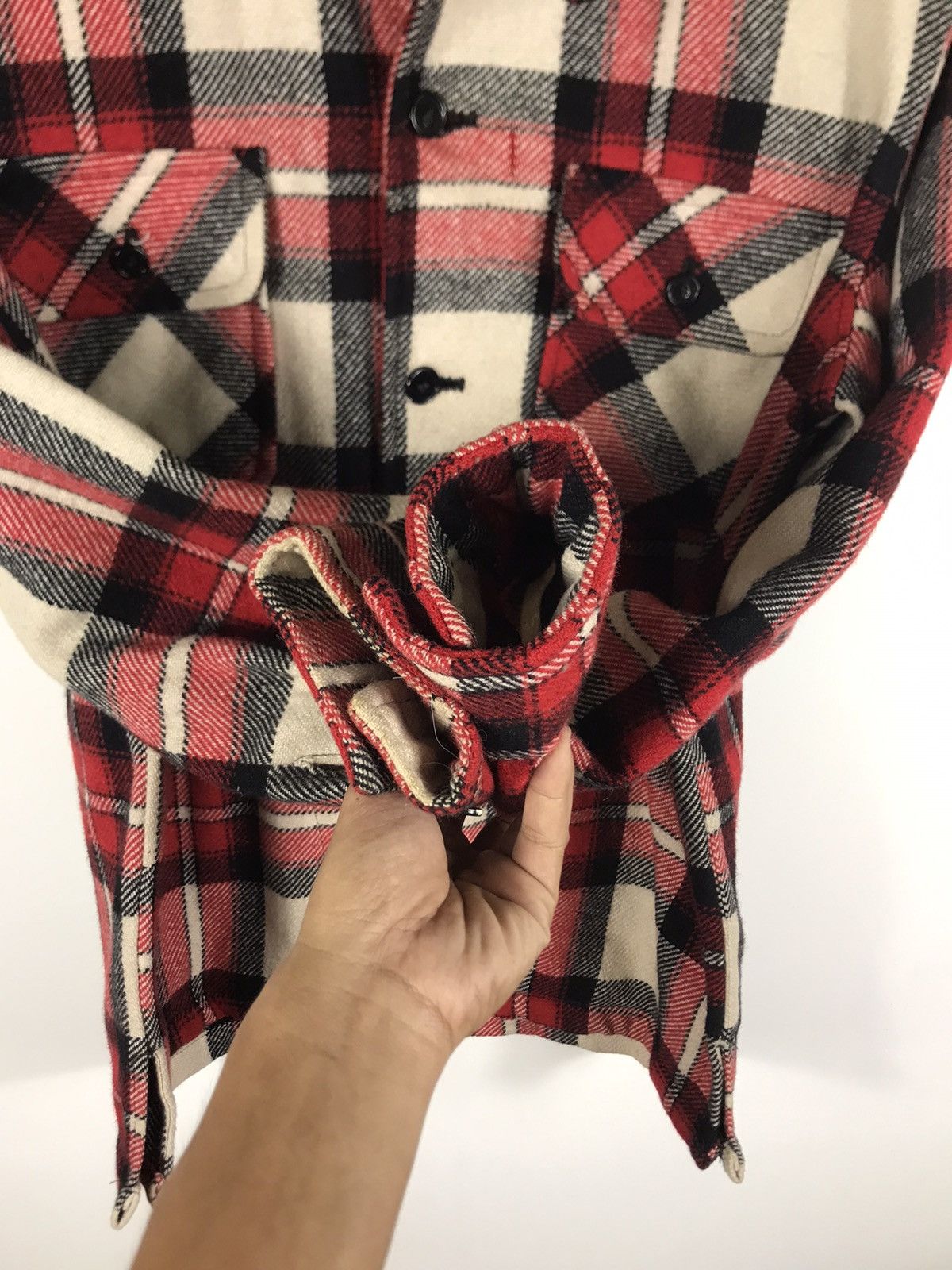 Japanese Brand × Vintage ⚡️Vintage Excel Wool Flannel Chore Shirt Jacket Size US M / EU 48-50 / 2 - 9 Thumbnail