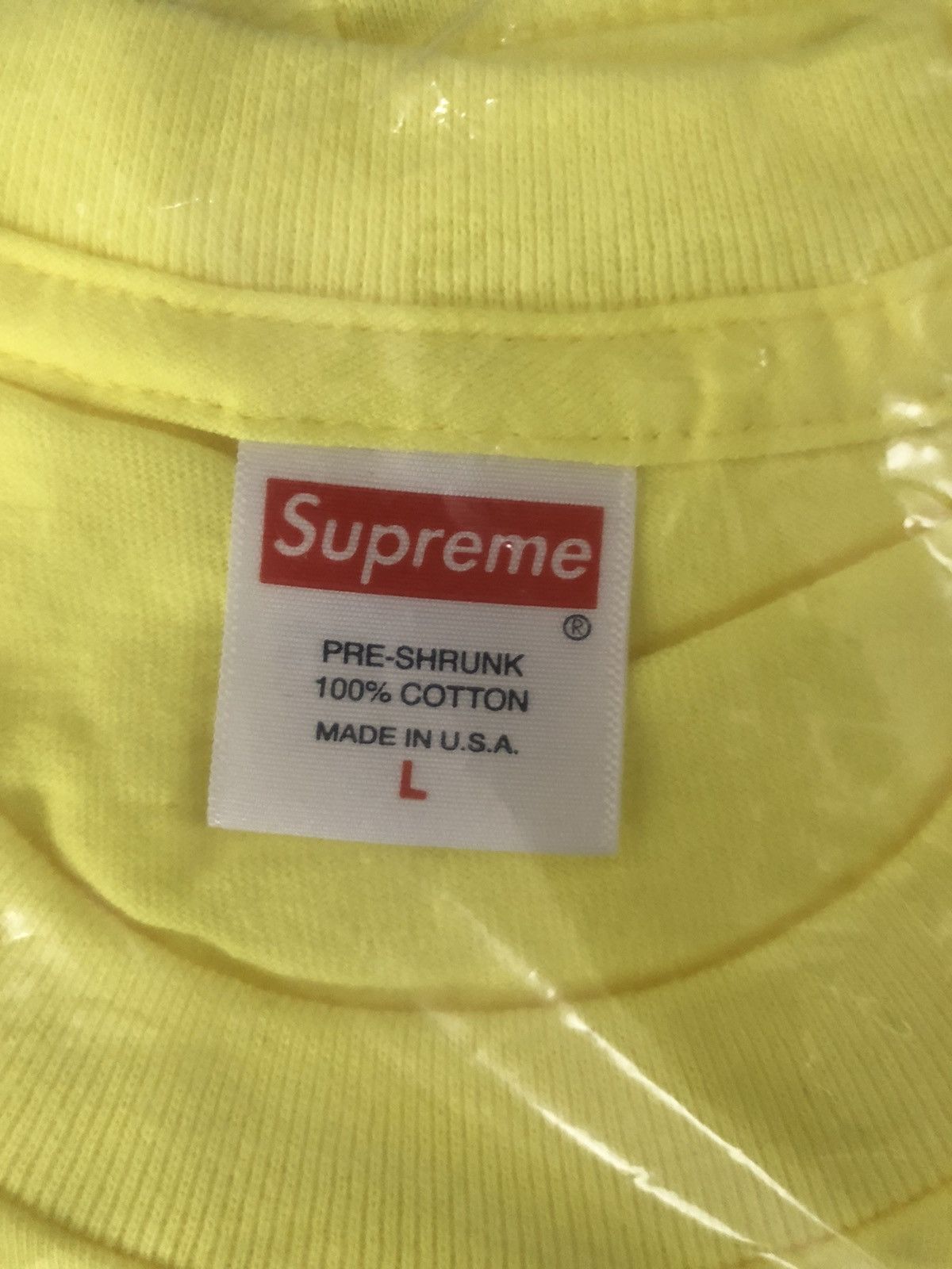 Supreme Supreme Bombay Tee Bright Yellow Size US L / EU 52-54 / 3 - 3 Thumbnail