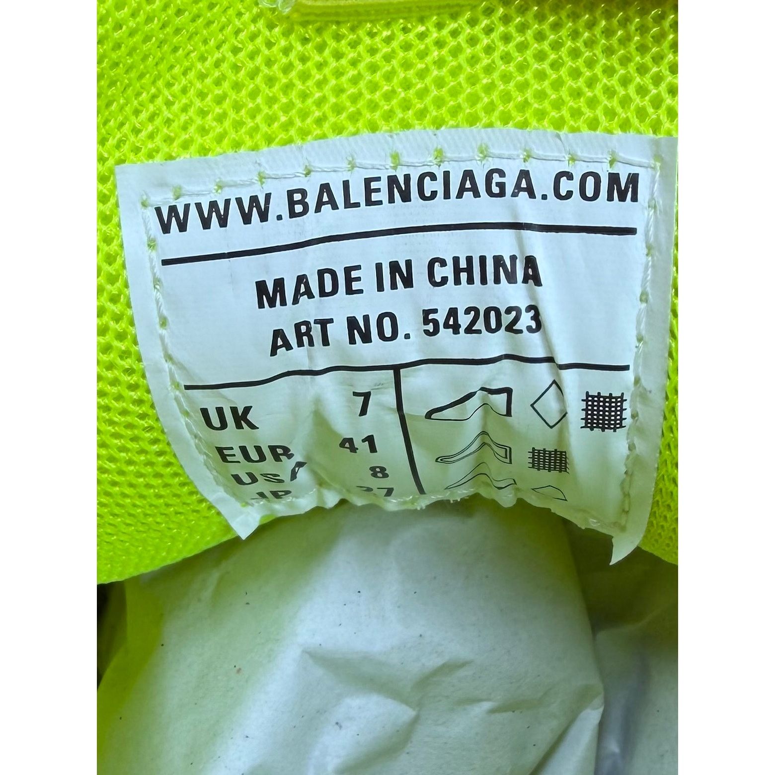 Balenciaga Size 41EU/8US - Balenciaga Track Fluo Yellow NEW Size US 8 / IT 38 - 8 Thumbnail