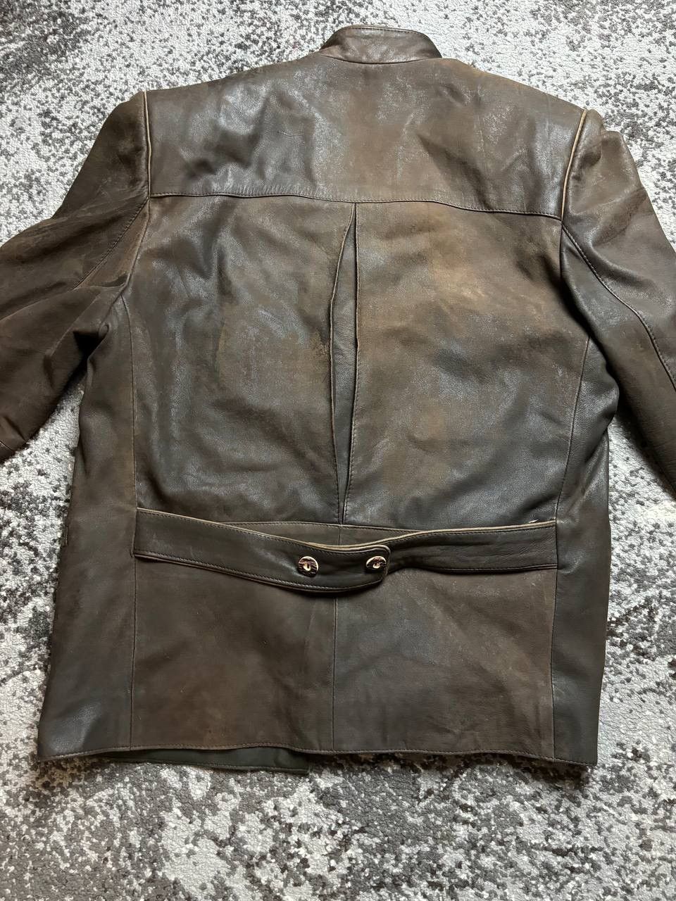 If Six Was Nine × Vintage Vintage Y2K Retro Embroidered Camp Logo Opium Leather Jacket Size US M / EU 48-50 / 2 - 9 Thumbnail