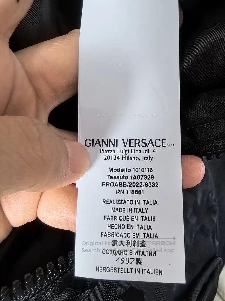 Versace Versace Black patchwork full print jacket Size US M / EU 48-50 / 2 - 5 Thumbnail