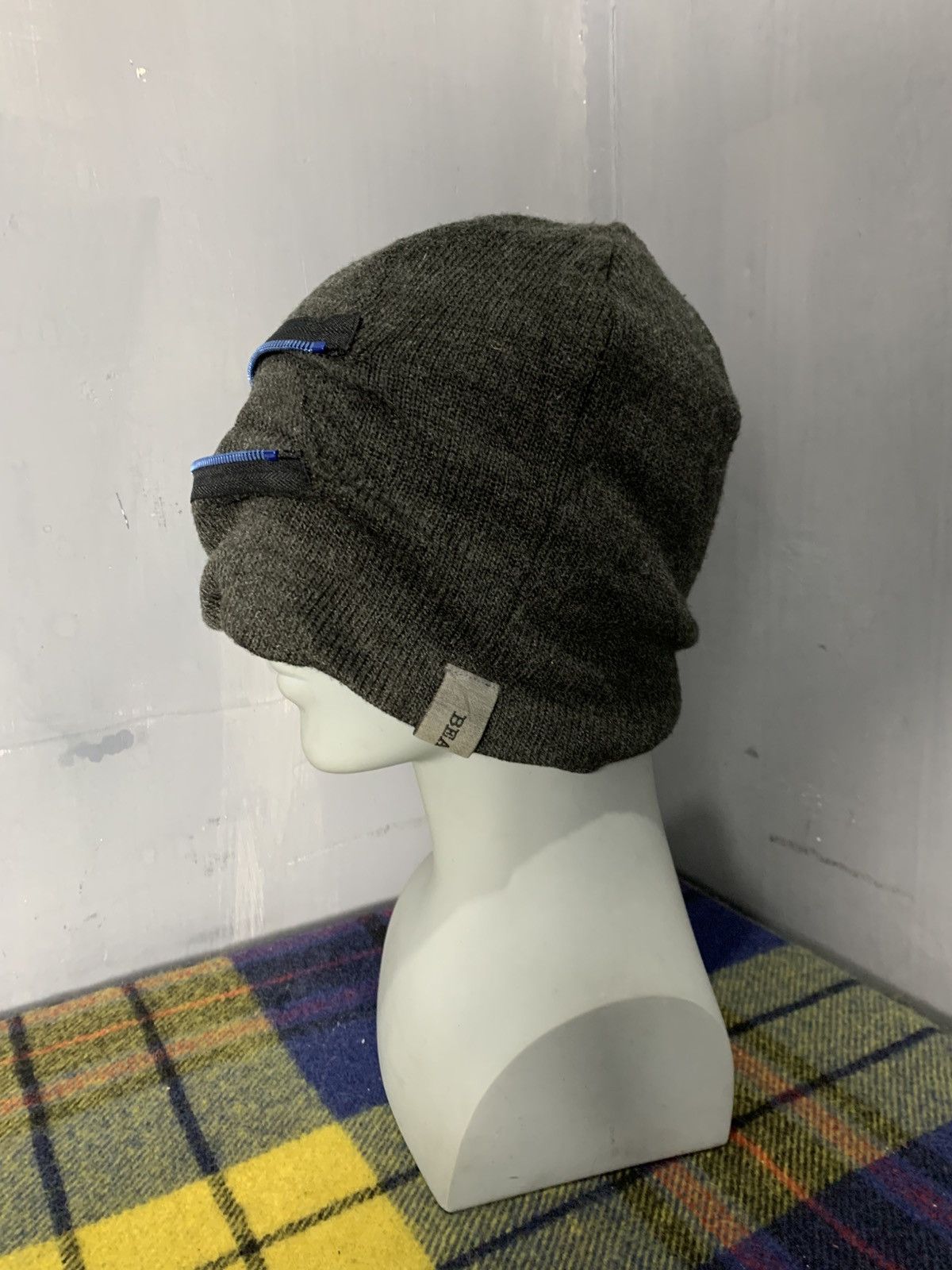 Japanese Brand Beams big beanie zipper beanie hats rare Size ONE SIZE - 3 Thumbnail