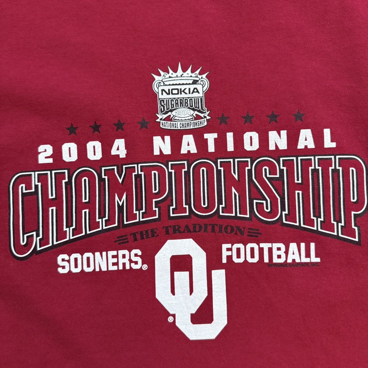 NCAA Vintage Y2K Oklahoma Sooners Nokia Sugar Bowl Tee Size US M / EU 48-50 / 2 - 5 Thumbnail