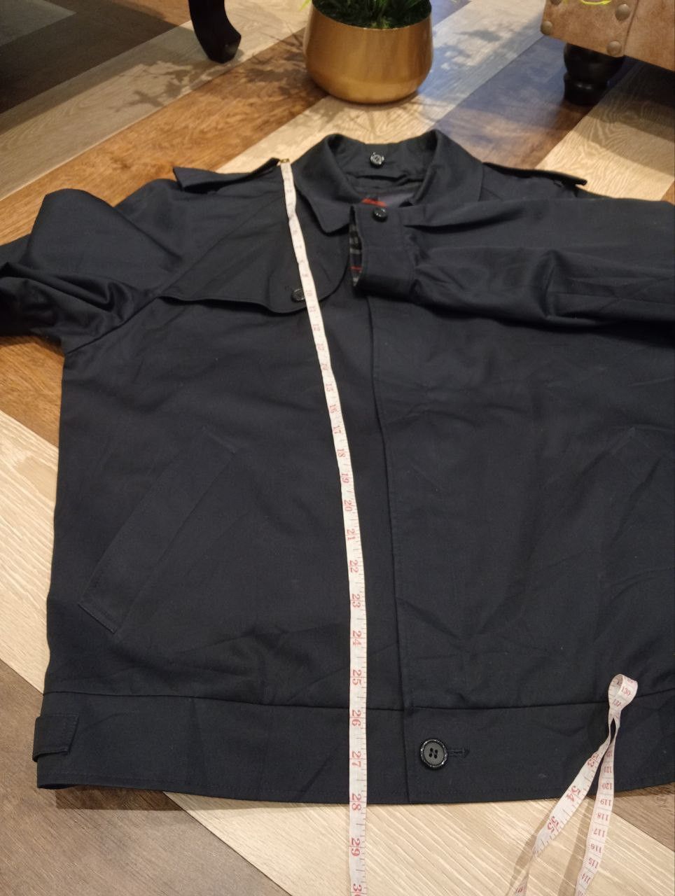 Burberry Prorsum VINTAGE BURBERRYS COTTON POLY TRENCH JACKET - NAVY Size US L / EU 52-54 / 3 - 22 Thumbnail
