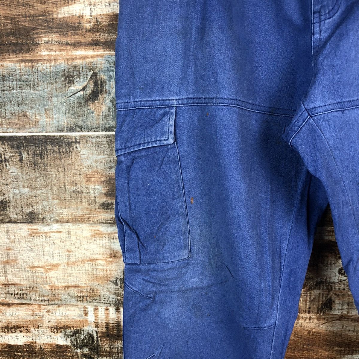 Other DL Woods Blue Cargo Multipocket Pants #C619 Size US 31 - 9 Thumbnail