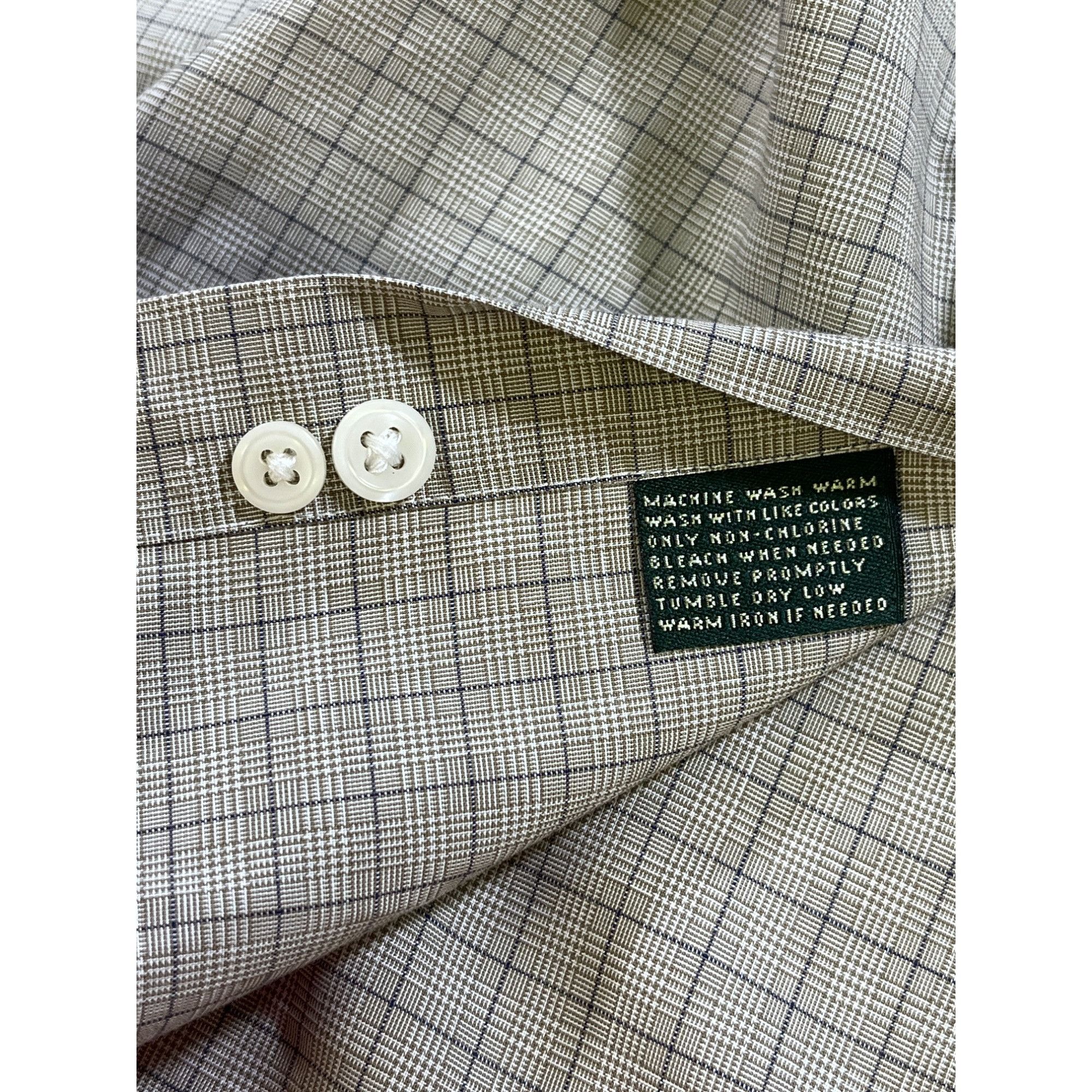 Lauren Ralph Lauren Lauren Ralph Lauren SKU 7776 Mens Beige Plaid Long Sleeve Bu Size US M / EU 48-50 / 2 - 10 Thumbnail