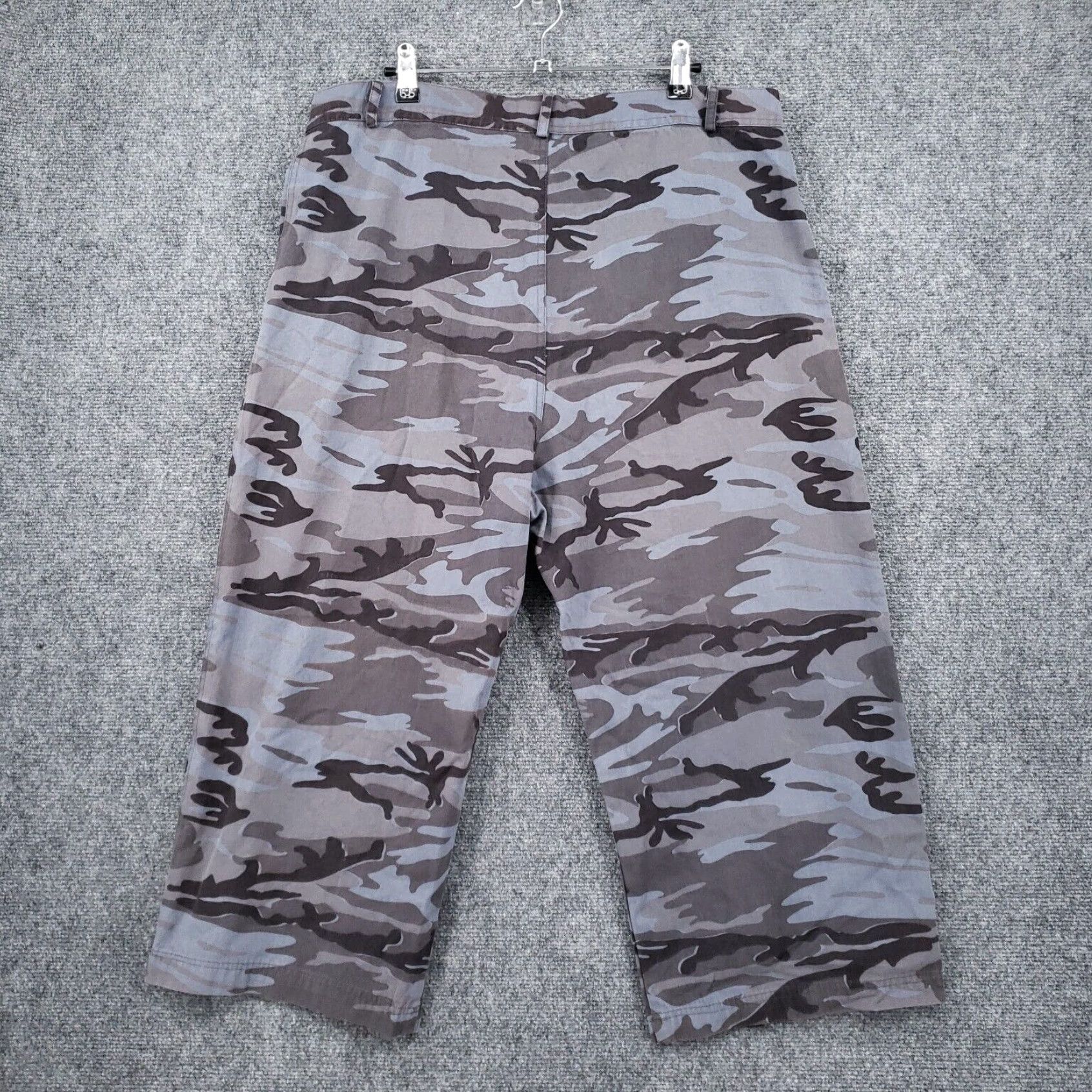 Kappa Extra Large Gray Camo Straight Leg Capri Pants for Men in Vintage Y2K Kappa Style Size 36 XL Grailed