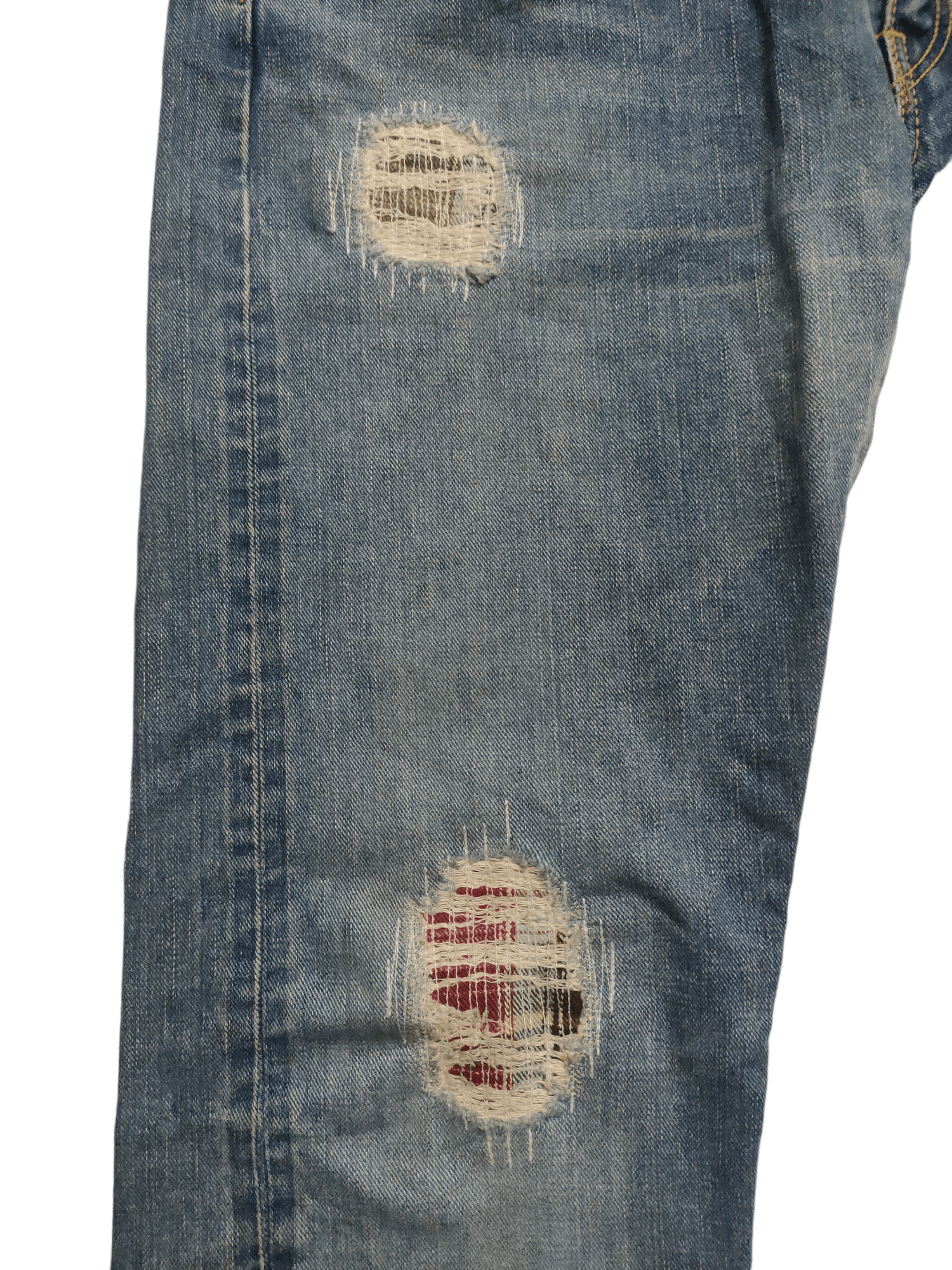 Lee × Vintage Vintage LEE Riders Selvage x Patch x Distressed Size US 32 / EU 48 - 14 Thumbnail