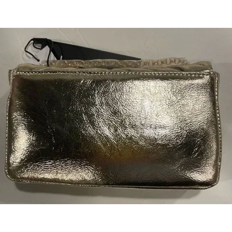 Nicole Miller NICOLE MILLER Gold Evening Purse Chain Strap Crossbody | NWT Size ONE SIZE - 3 Thumbnail