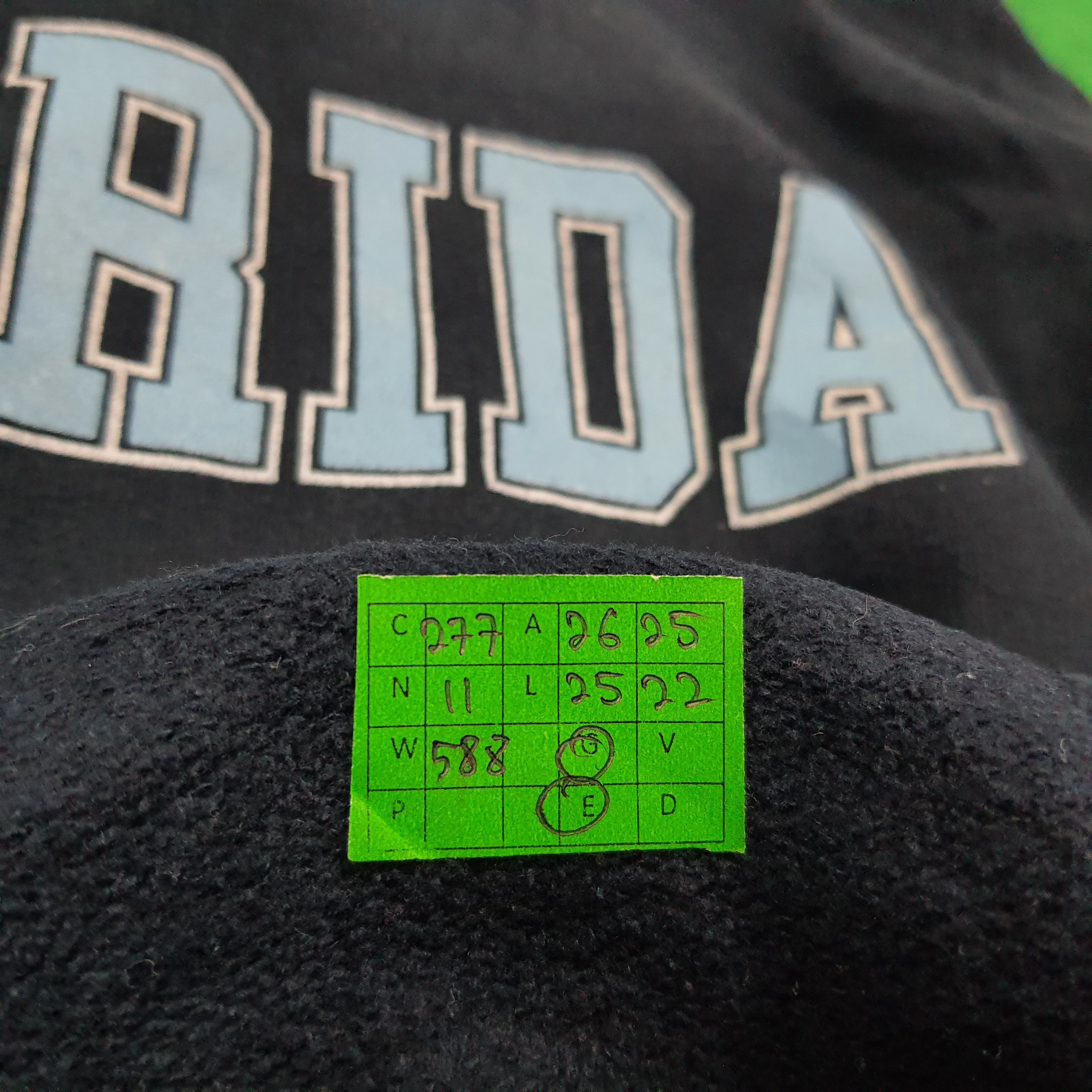 Vintage Vintage FLORIDA Hoodie C277N11 Size US XL / EU 56 / 4 - 7 Thumbnail