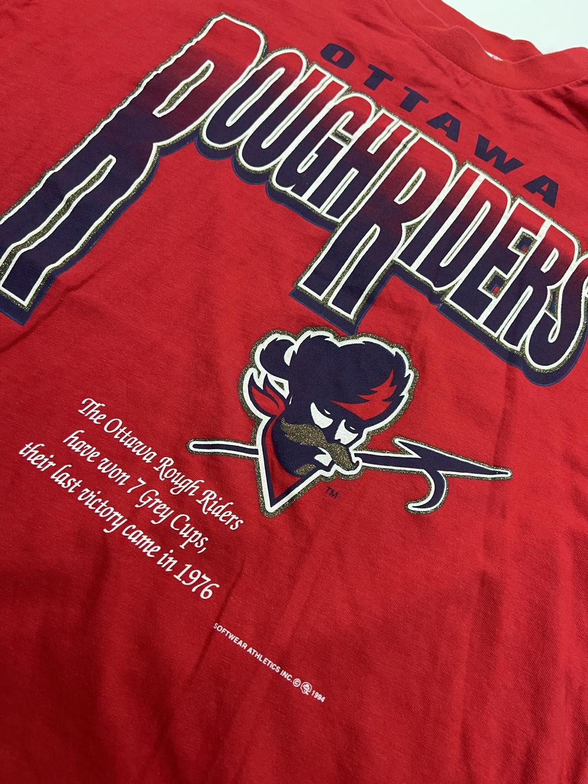 Other Vintage Ottawa Rough Riders Red Graphic T-Shirt Large Size US L / EU 52-54 / 3 - 2 Thumbnail