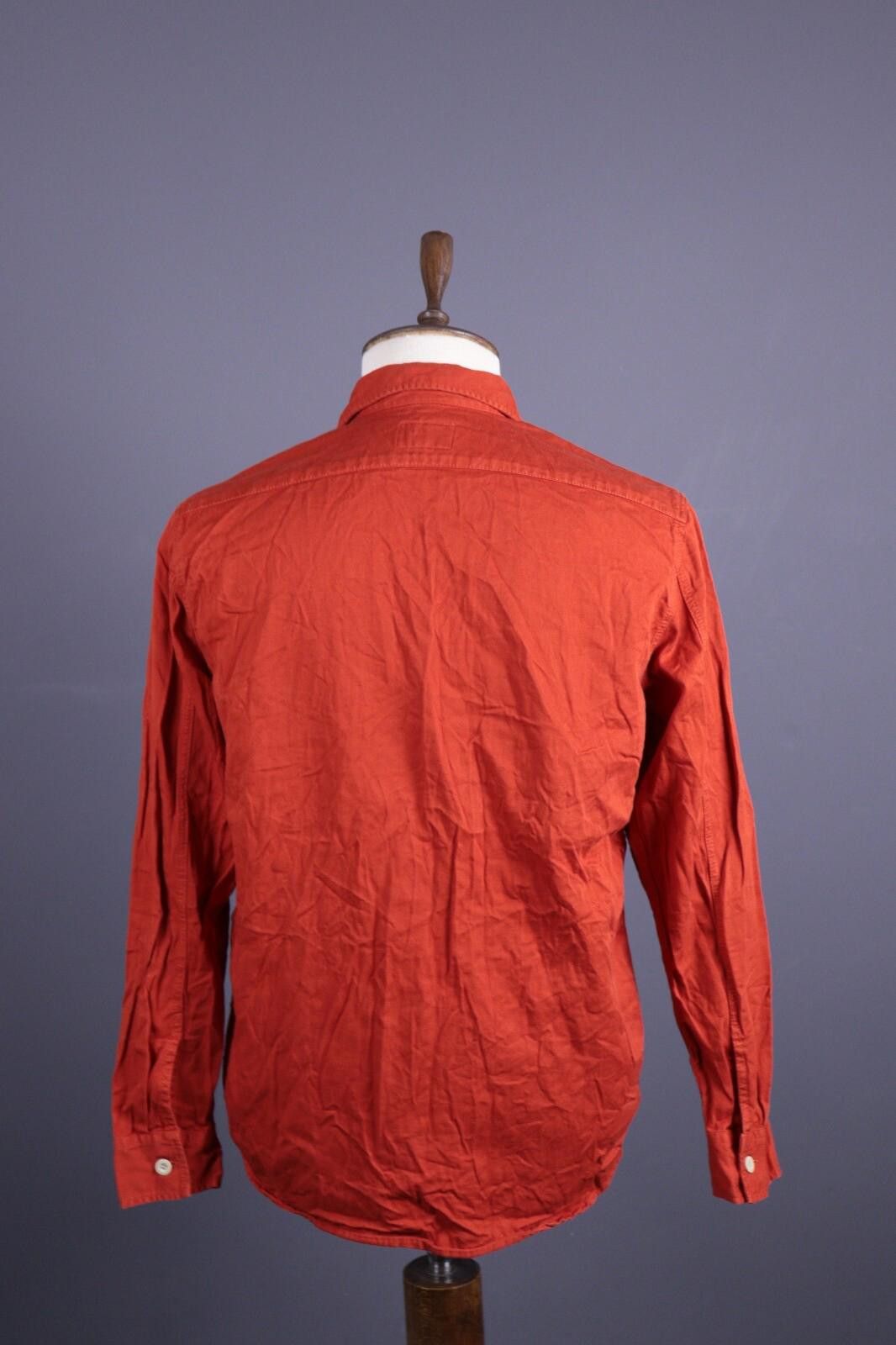 Nudie Jeans NUDIE JEANS CO Orange Denim Long Sleeve Shirt Size S Size US S / EU 44-46 / 1 - 8 Thumbnail