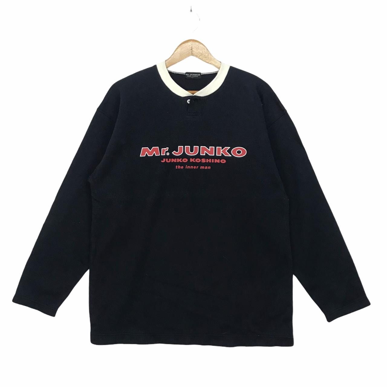 Mr. Junko Vtg Mr. JUNKO Junko Koshino Sweatshirt Spell Out Size US L / EU 52-54 / 3 - 1 Thumbnail