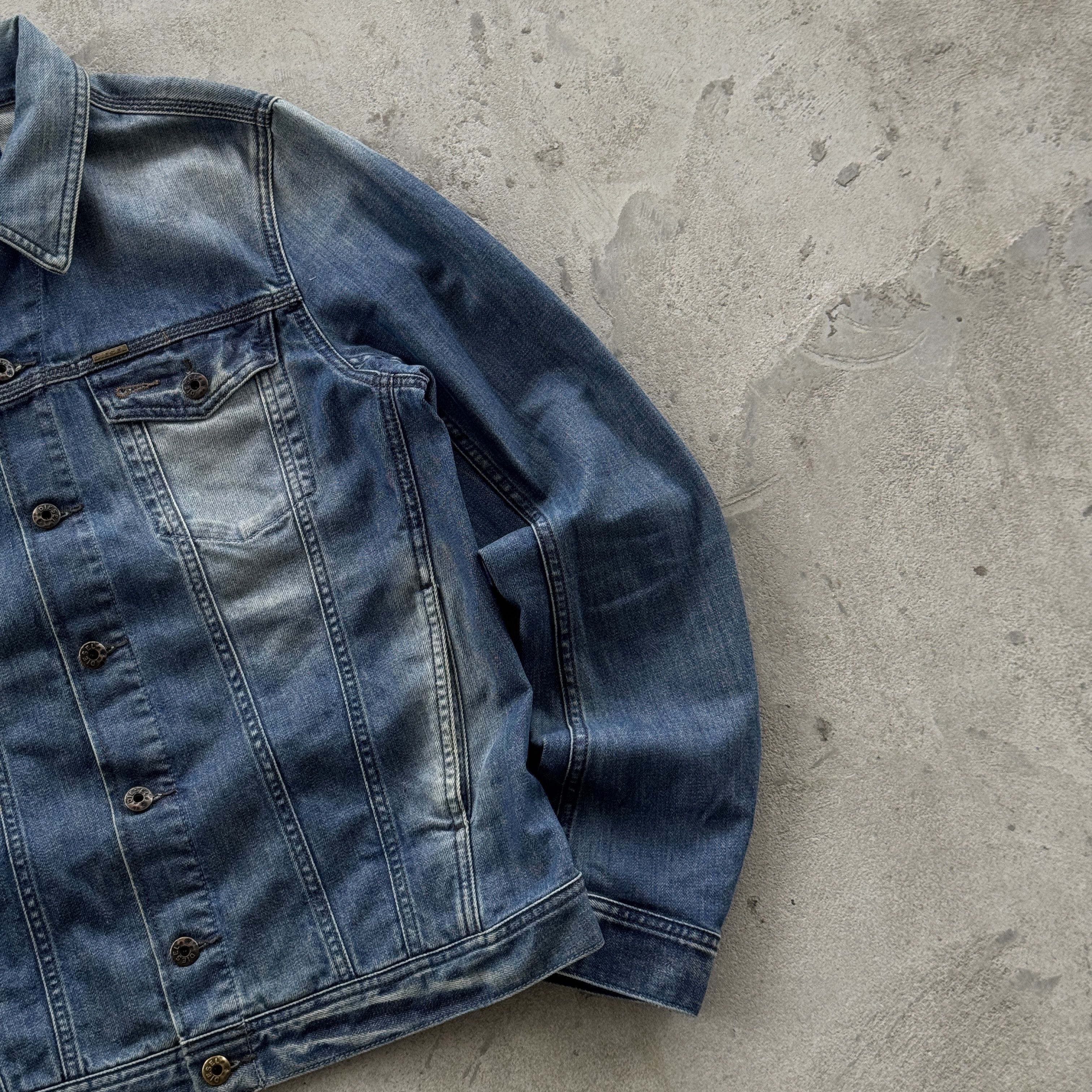 Diesel Diesel Industry Wash Denim Trucker Jacket Indigo Blue Size US L / EU 52-54 / 3 - 2 Thumbnail