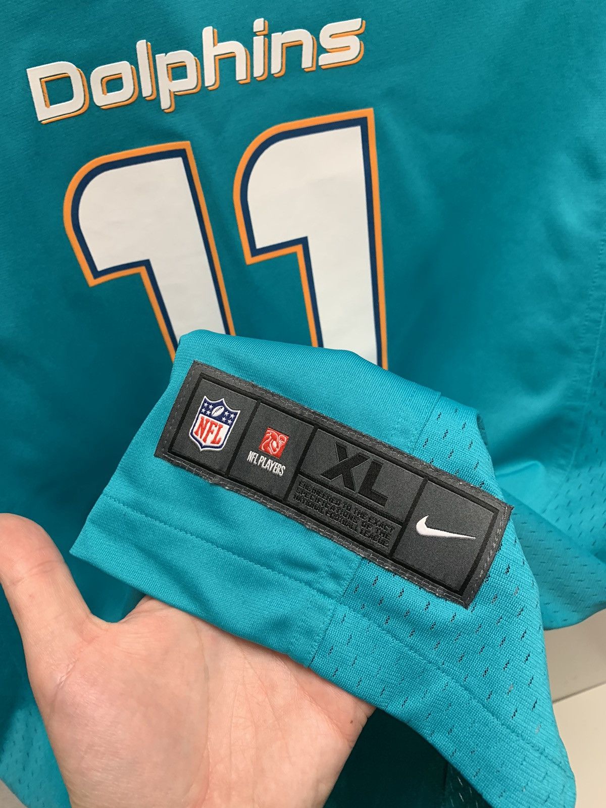 NFL Nike NFL Miami dolphins jersey 11 Wallace Xl sz Size US XL / EU 56 / 4 - 5 Thumbnail