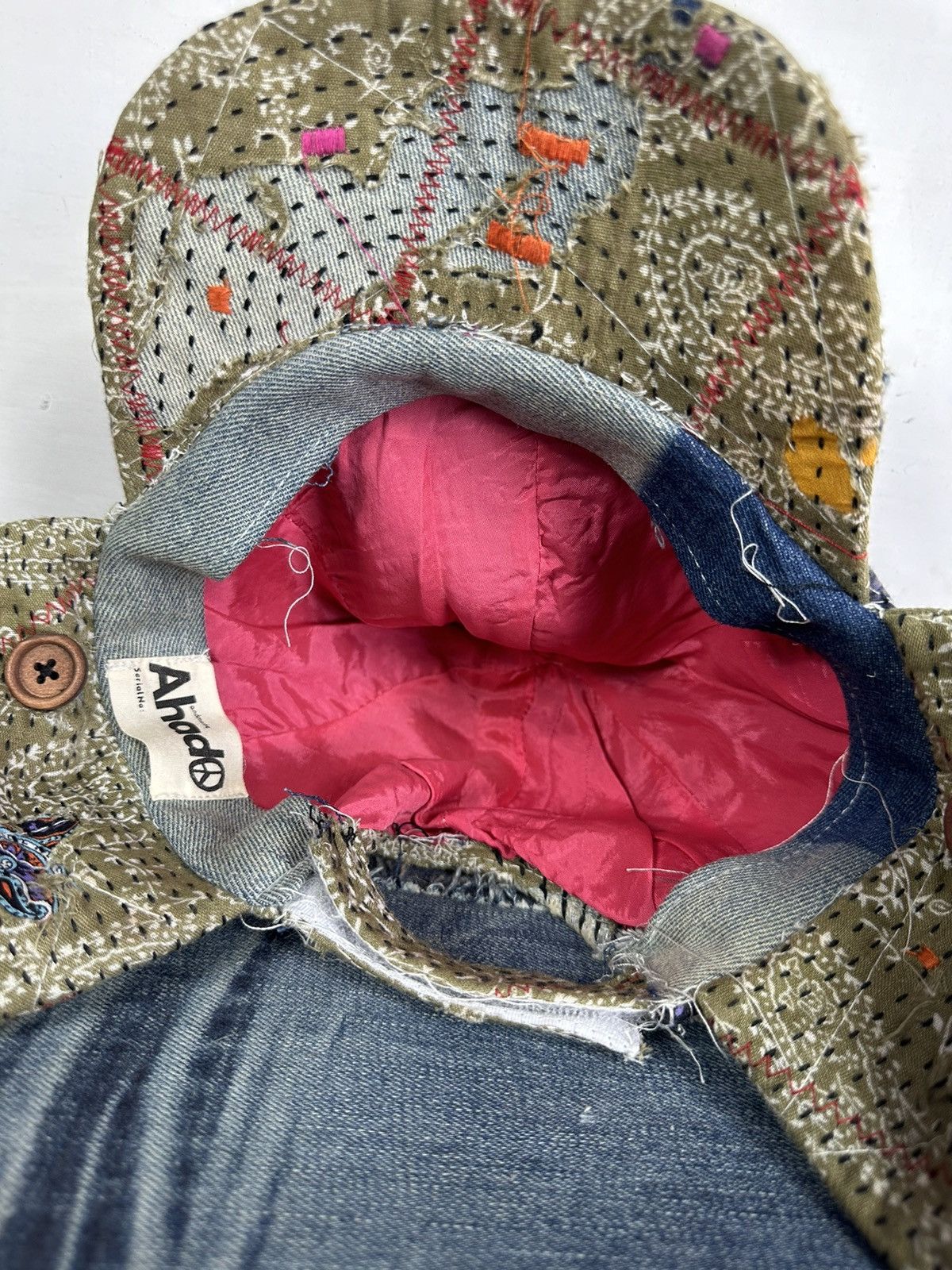 Other Custom Made Distressed Paisley patchwork Boro hats by Ahado Size ONE SIZE - 14 Thumbnail