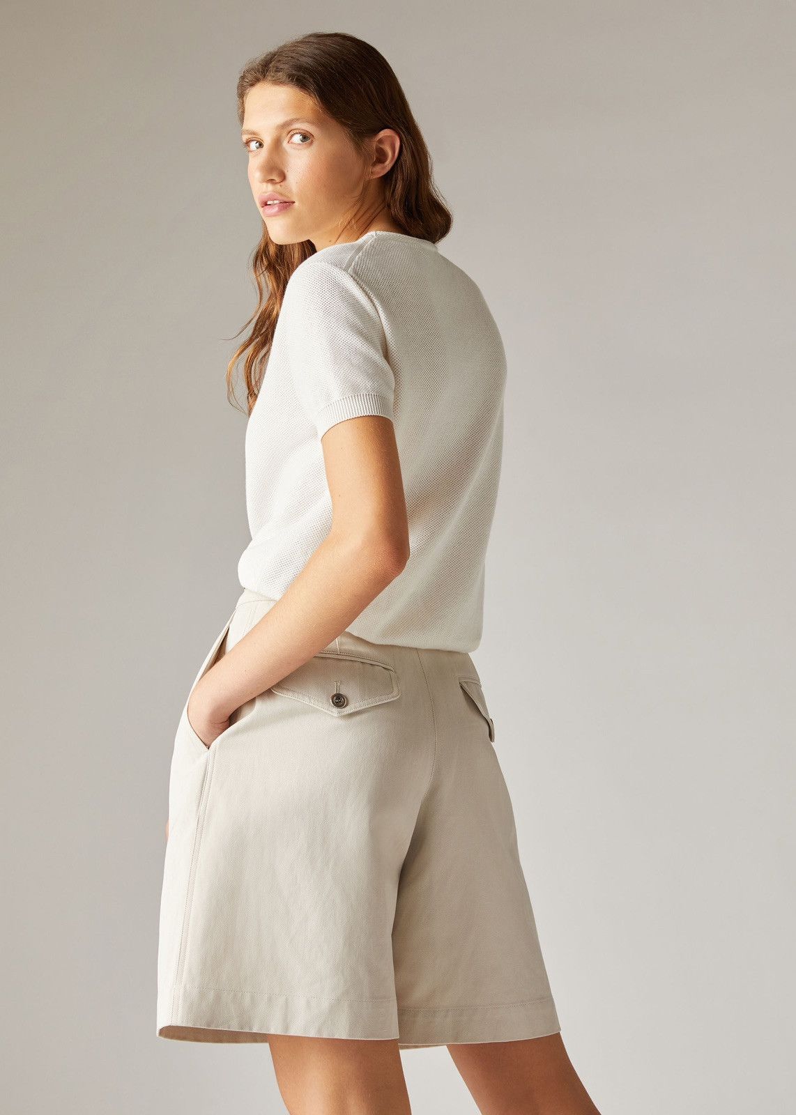 Loro Piana o1srvl11e0424 Sweater in White Size S / US 4 / IT 40 - 3 Thumbnail