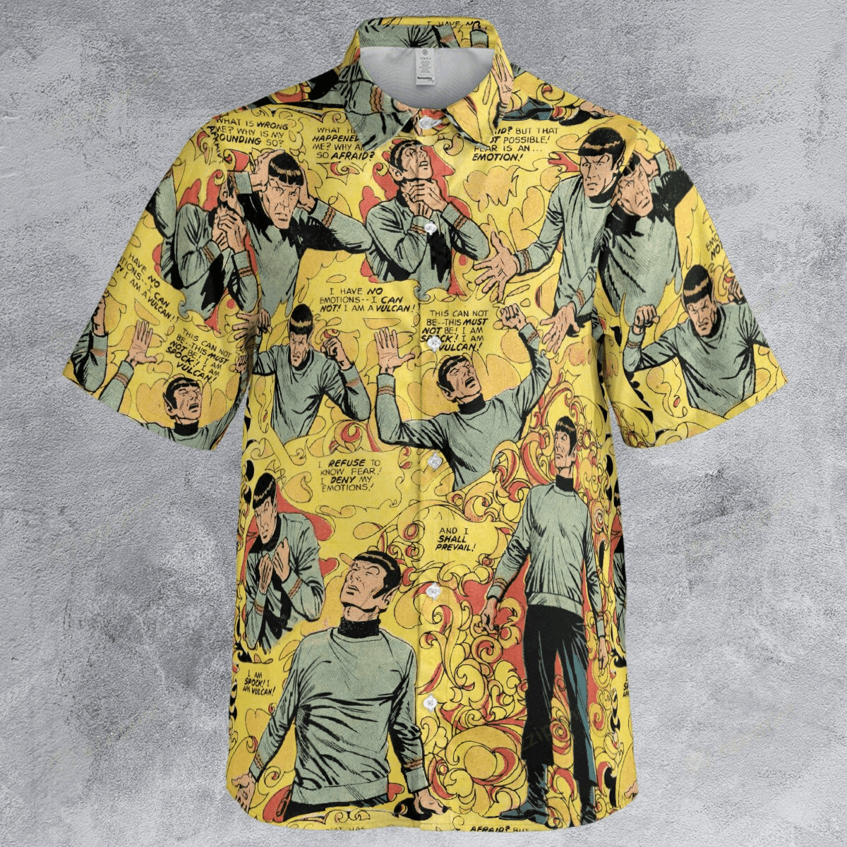 Designer × The Unbranded Brand Spock Vulcan Star Trek Button Down Shirt Size US M / EU 48-50 / 2 - 2 Thumbnail