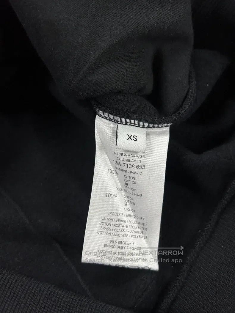 Givenchy Black Printed Stud Embroidered Hoodie