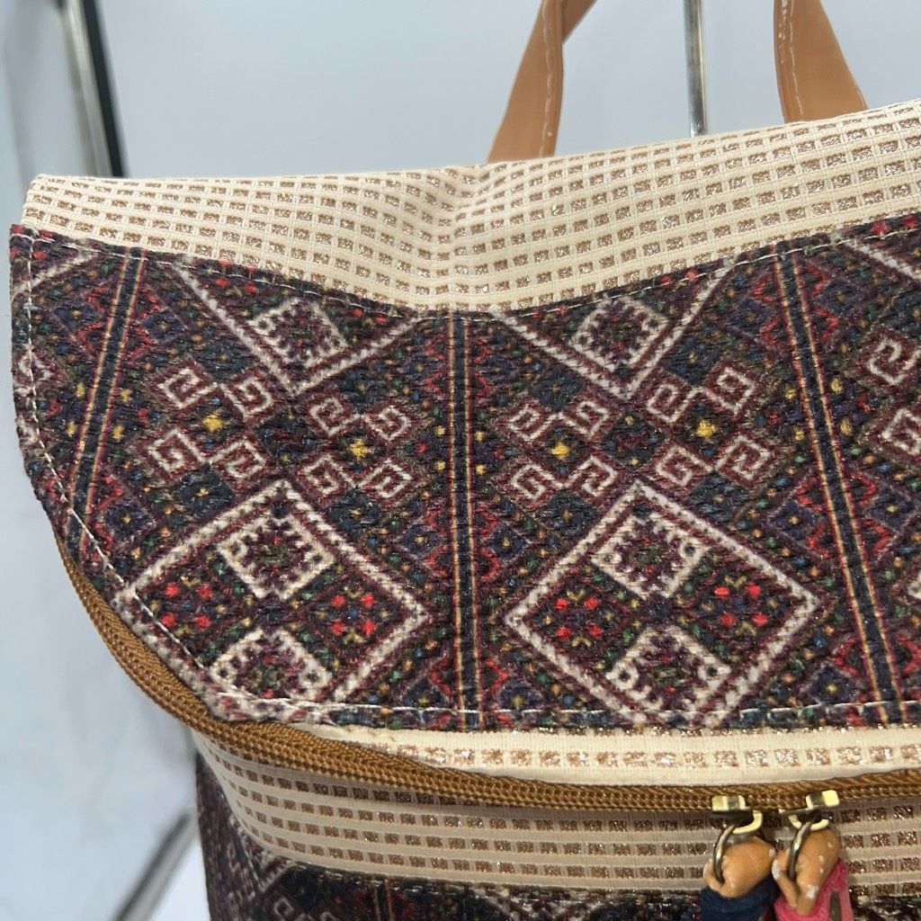 Other Boho Tassel And Gold Thread weaved Sling/Backpack Size ONE SIZE - 2 Thumbnail