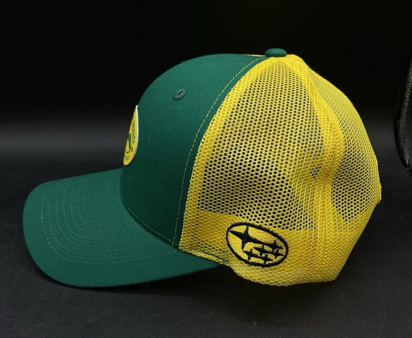 Other Subaru Of Bend Central Oregon Green Yellow Trucker Hat New Size ONE SIZE - 2 Thumbnail
