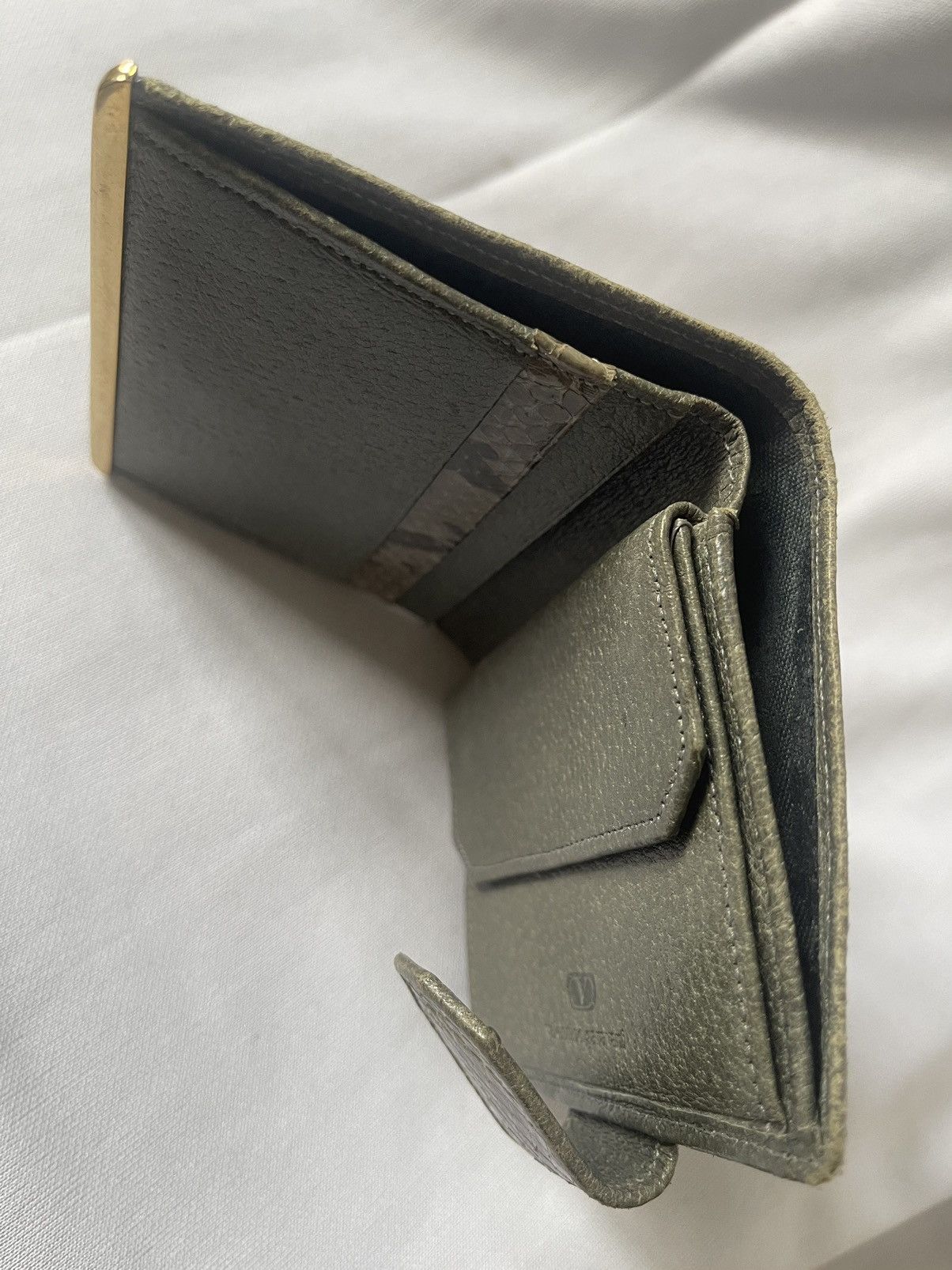 Valentino Valentino Garavani - Snake Skin Bi-Fold Wallet Pure Leather Size ONE SIZE - 7 Thumbnail