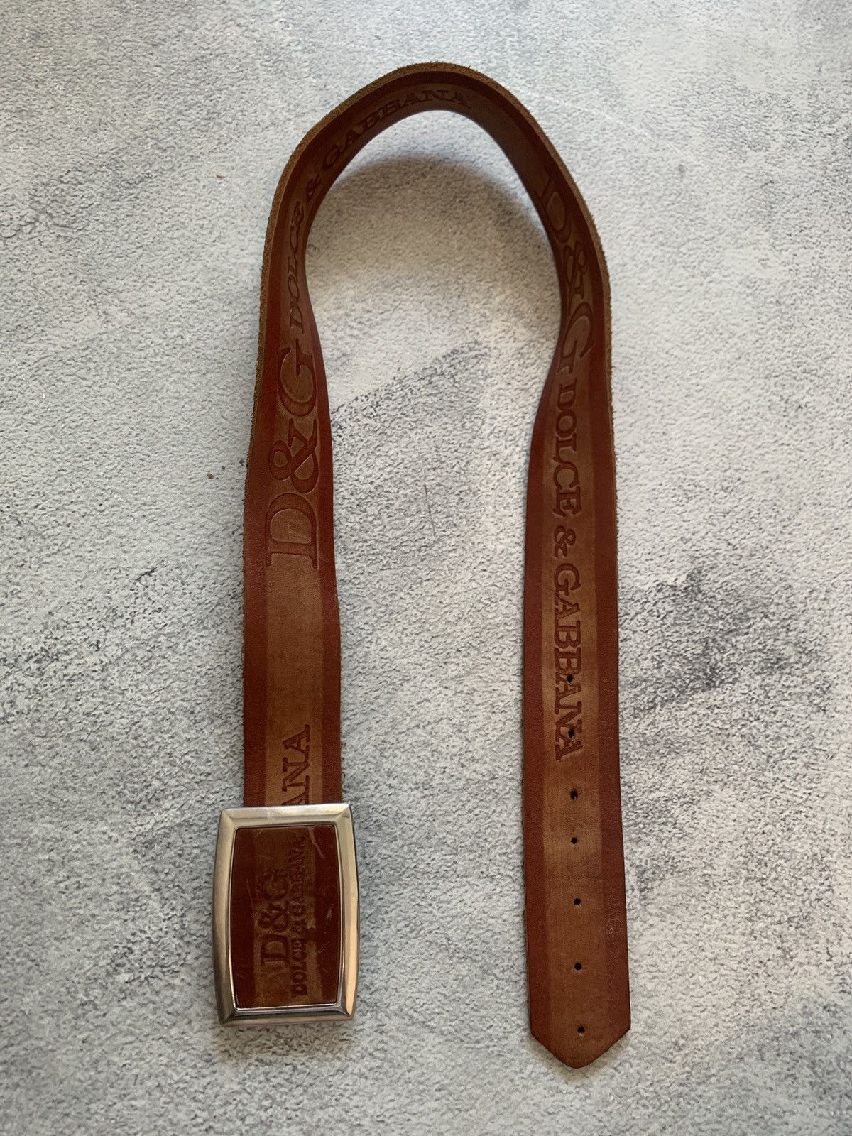 Dolce & Gabbana × Vintage Leather dolce gabbana belt Size ONE SIZE - 4 Thumbnail