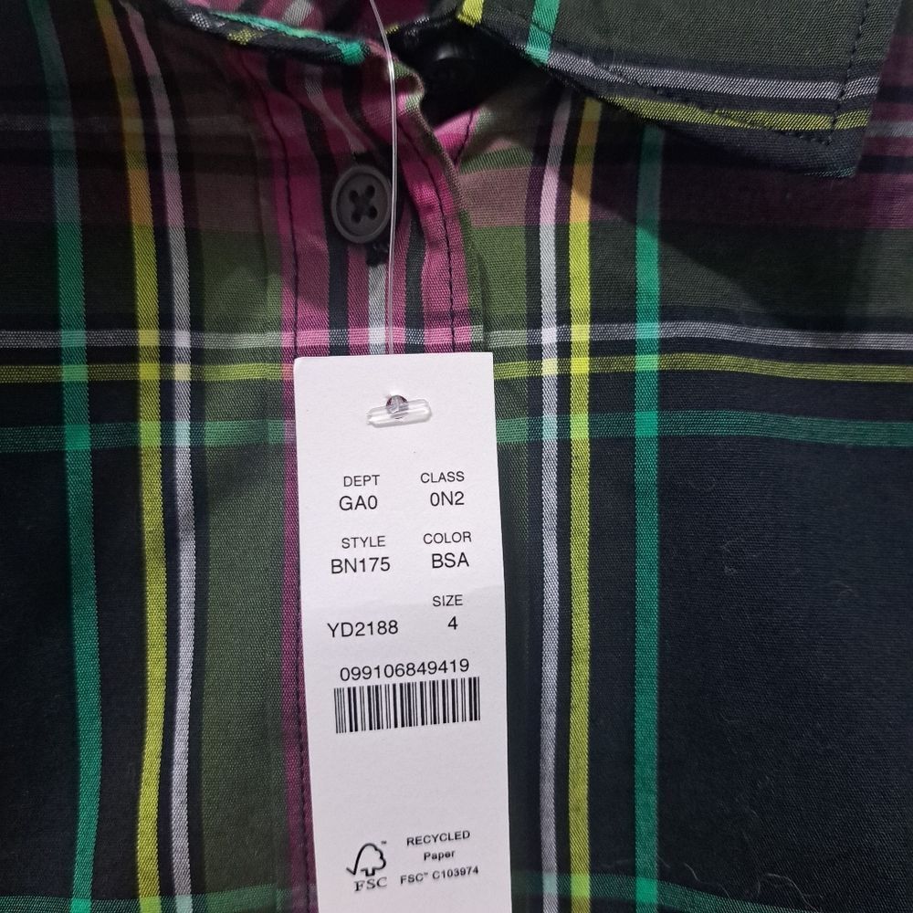 J.Crew J.Crew Slim Fit Stewart Tartan Western Cowgirl Pink Multi Co Size S / US 4 / IT 40 - 6 Thumbnail