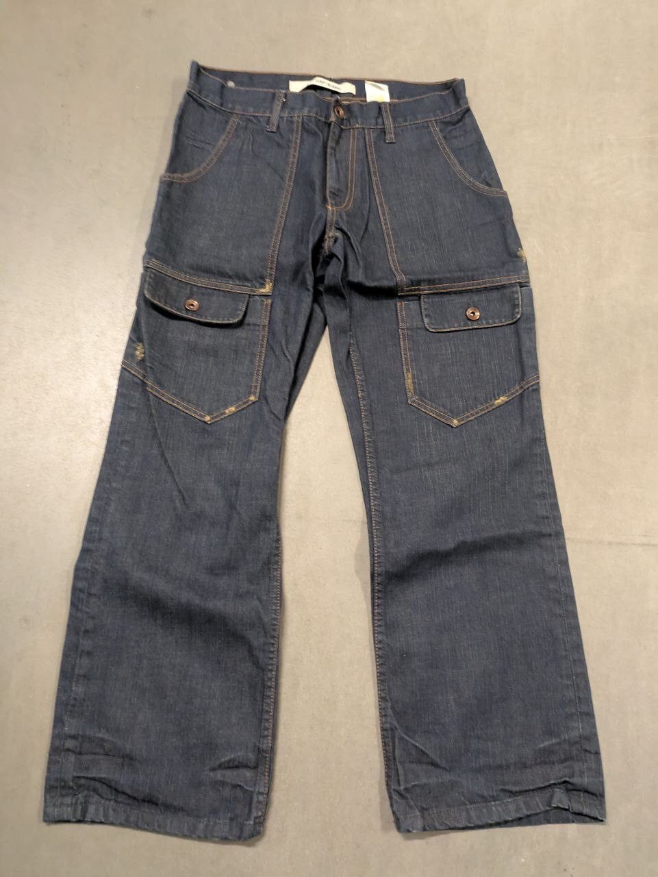 Gap × Vintage Gap wide cargo denim pants 32x30 Size US 32 / EU 48 - 1 Thumbnail