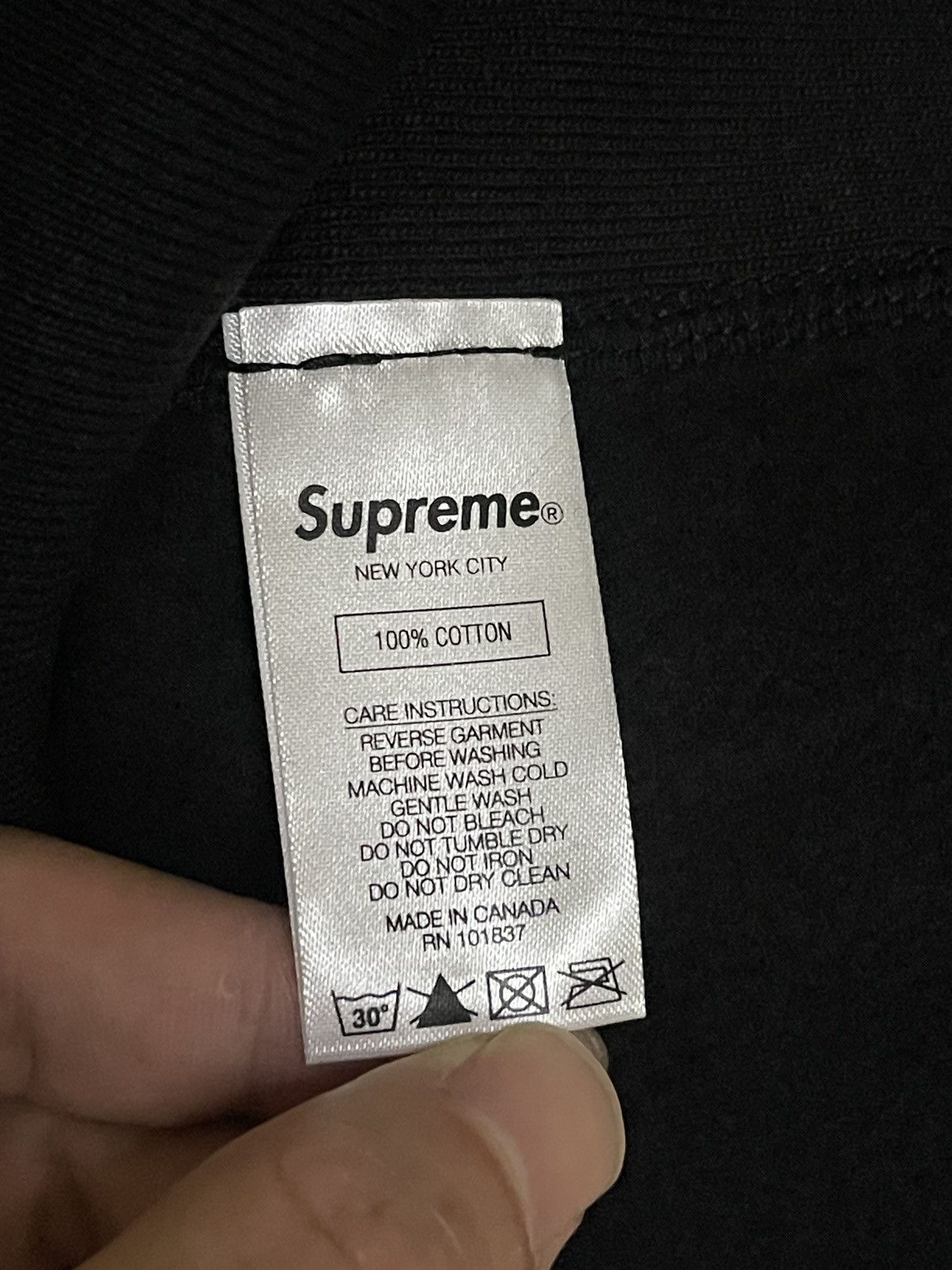 Supreme Supreme Swarovski box logo hooded black sweatershirt Size US S / EU 44-46 / 1 - 7 Thumbnail