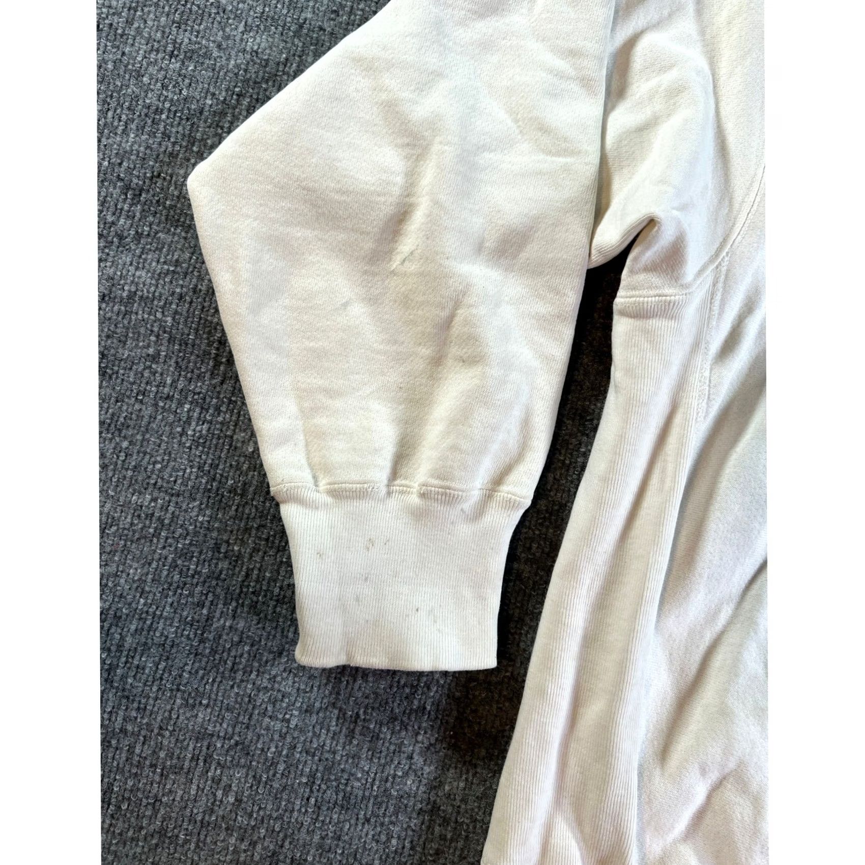 Champion VINTAGE Champion Full Zip Sweatshirt Augsburg College Mens 2XL Ivory Distressed 80s Size US XXL / EU 58 / 5 - 5 Thumbnail