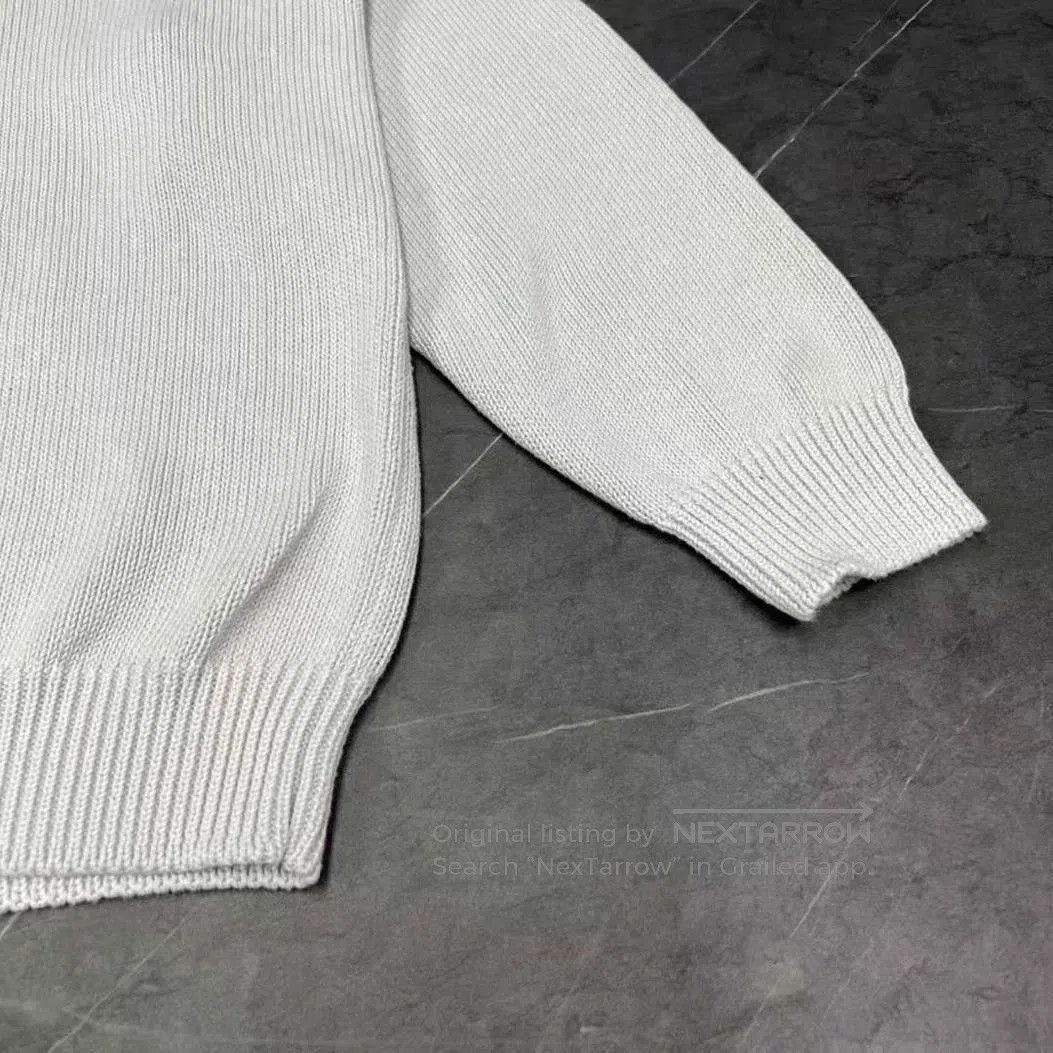 Balenciaga balenciaga lock buckle sweater in white. Size US XL / EU 56 / 4 - 5 Thumbnail