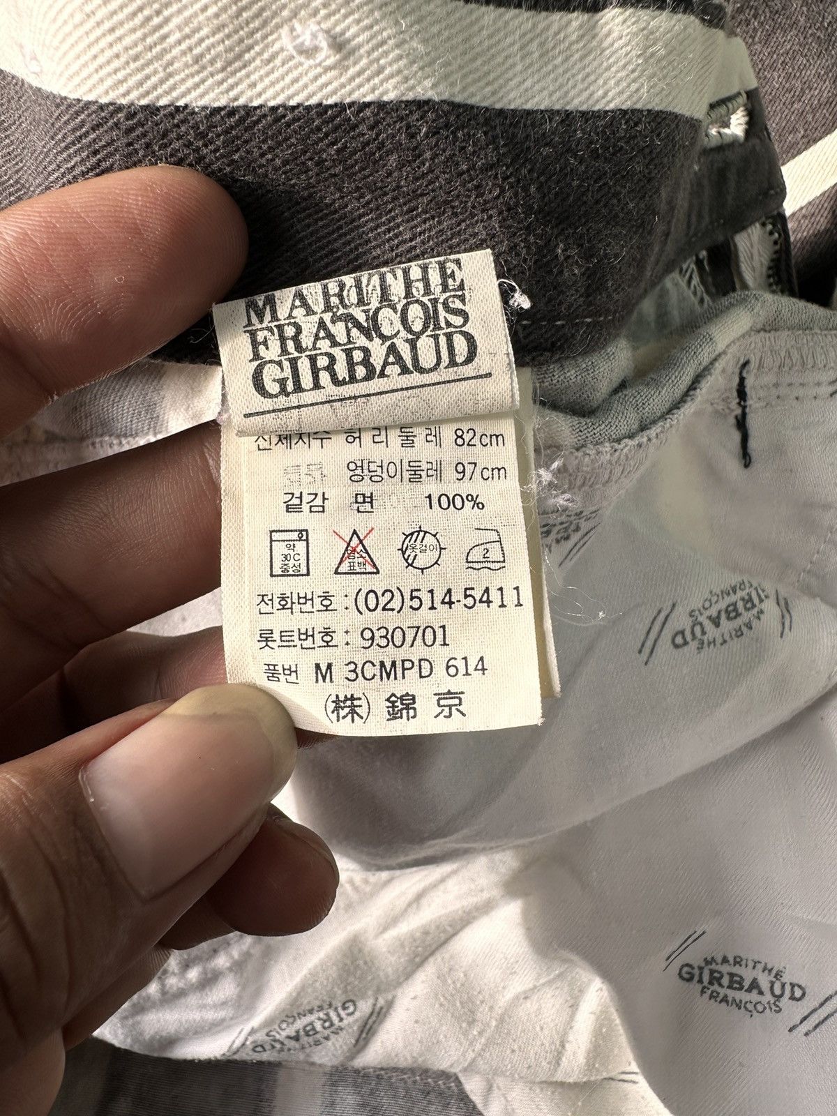 If Six Was Nine × Le Grande Bleu (L.G.B.) × Marithe + Francois Girbaud Vintage Marithe Francois Girbaud Stone Washed Size US 30 / EU 46 - 7 Thumbnail