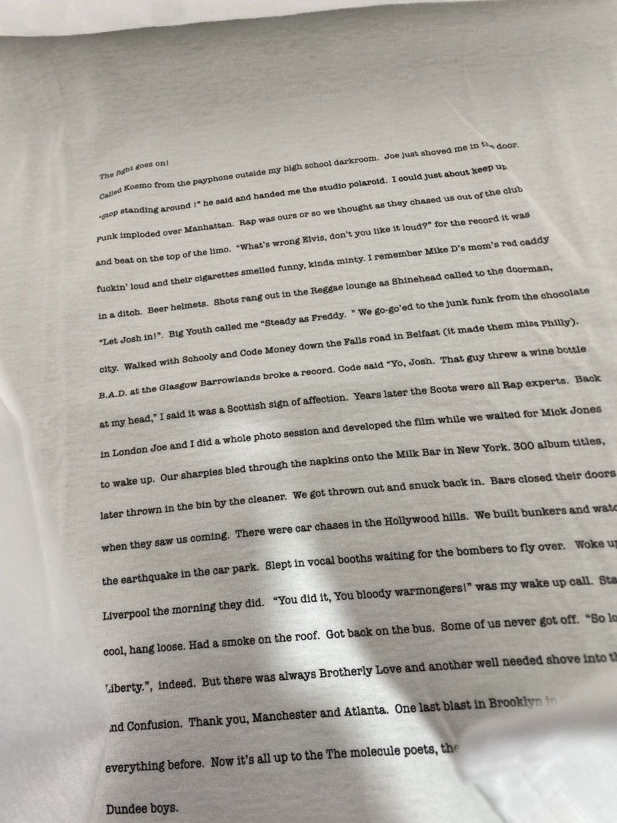 Stussy T-shirt Stüssy Josh Cheuse size L new Size US L / EU 52-54 / 3 - 11 Thumbnail