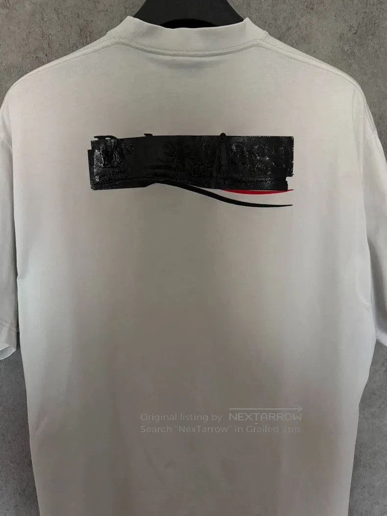 Balenciaga Balenciaga Tape Covered Coke Logo Tee. Size US XXS / EU 40 - 6 Thumbnail