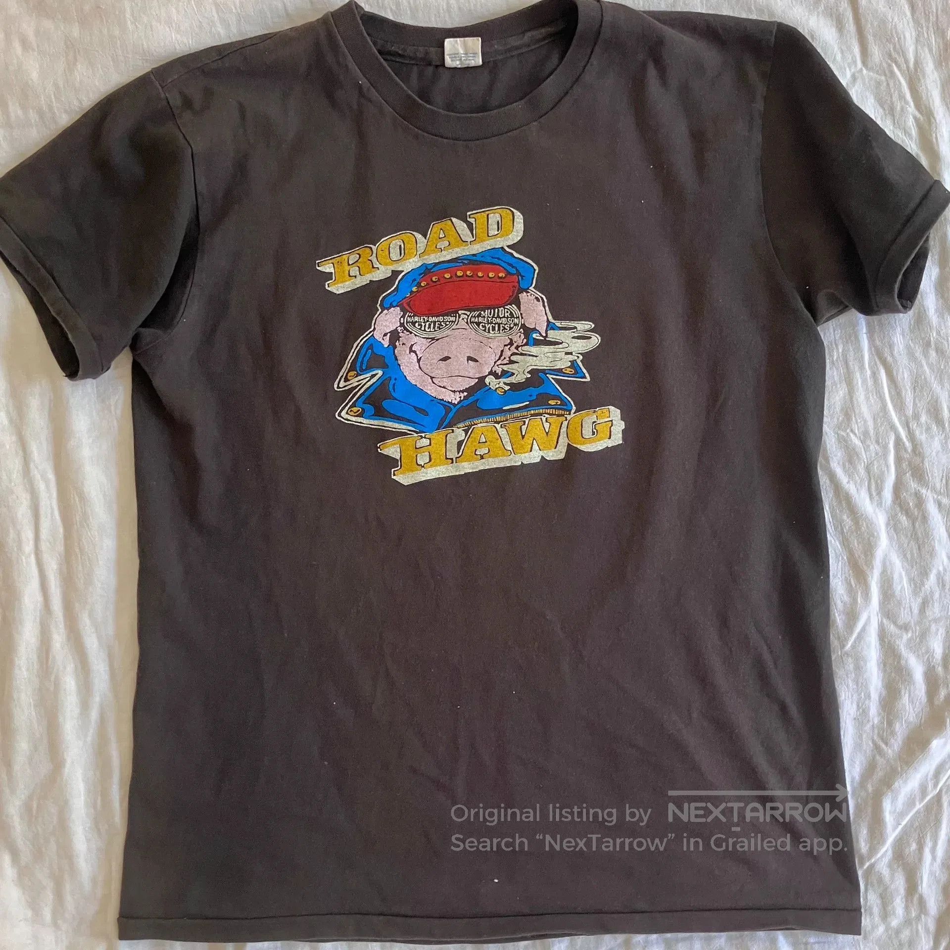 VINNY's Vintage Harley-Davidson Skull T-Shirt. Size US M / EU 48-50 / 2 - 2 Thumbnail