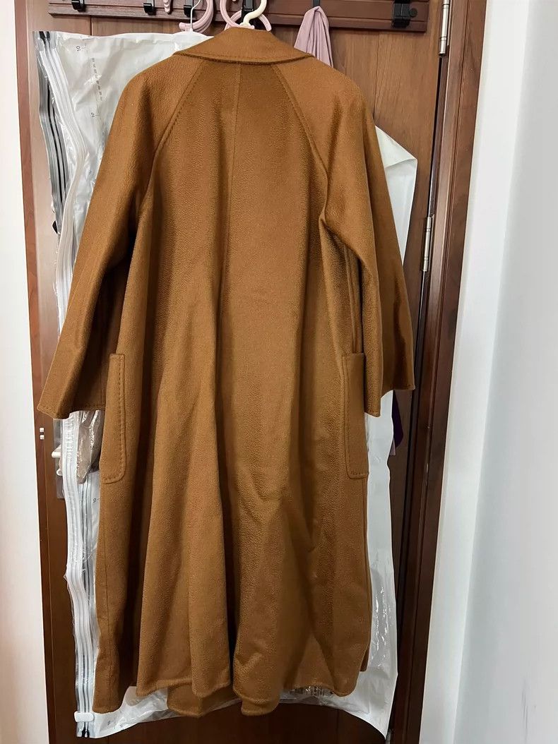Max Mara Max Mara Water ripple cashmere coat caramel color Size S / US 4 / IT 40 - 2 Thumbnail